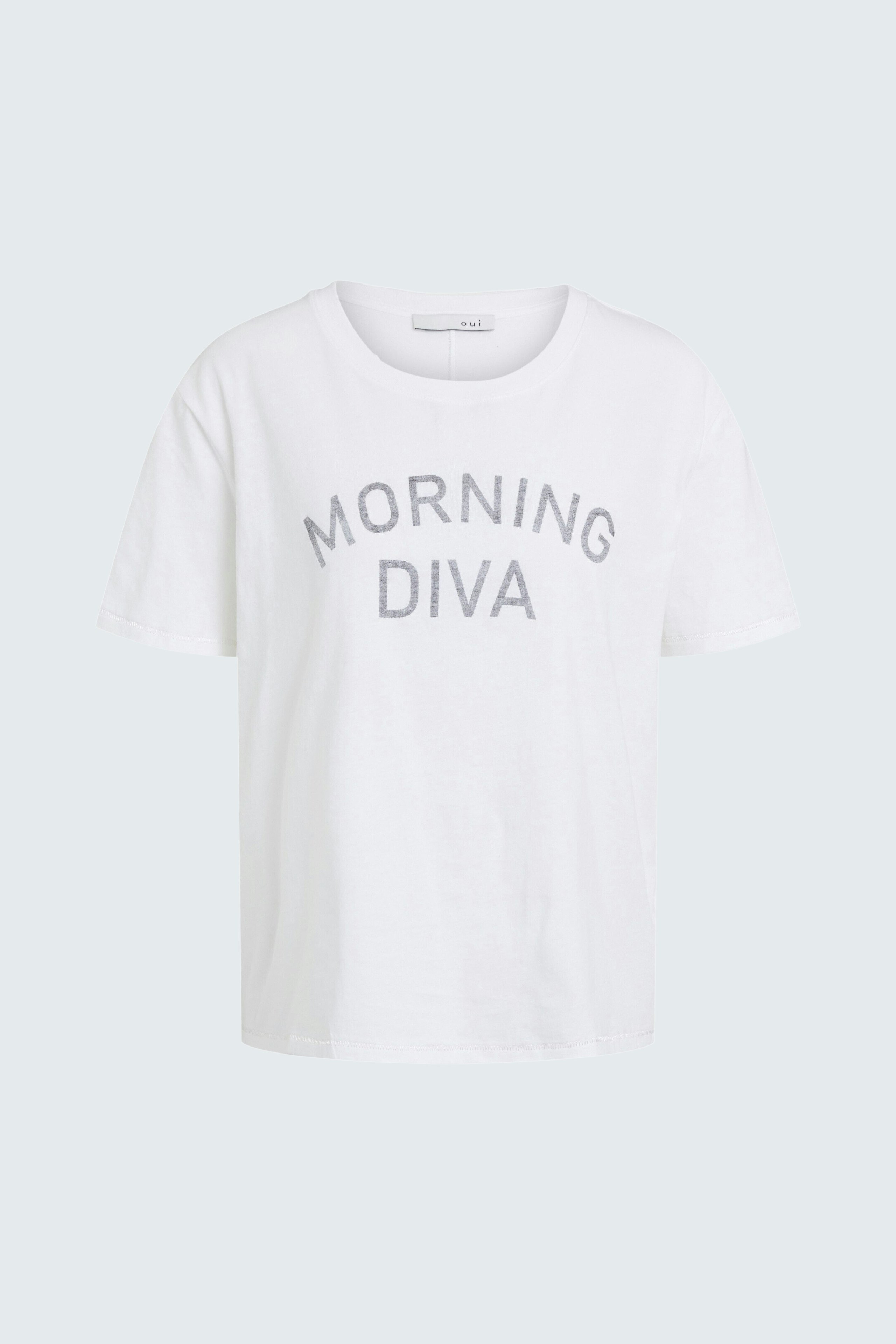 Bild 5 von T-shirt - white black in white black | Oui