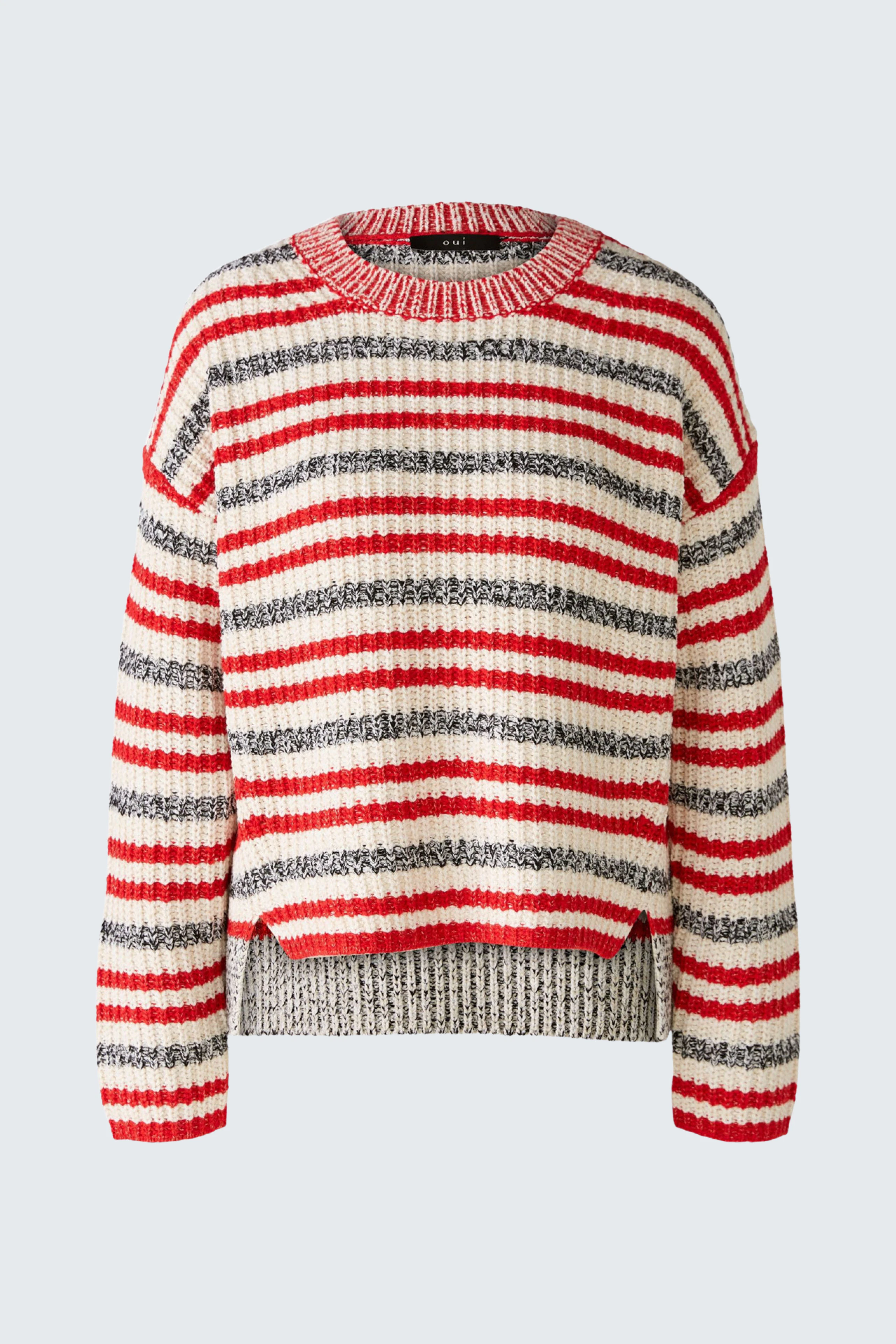Image 7 of pullover - red white in red white | Oui