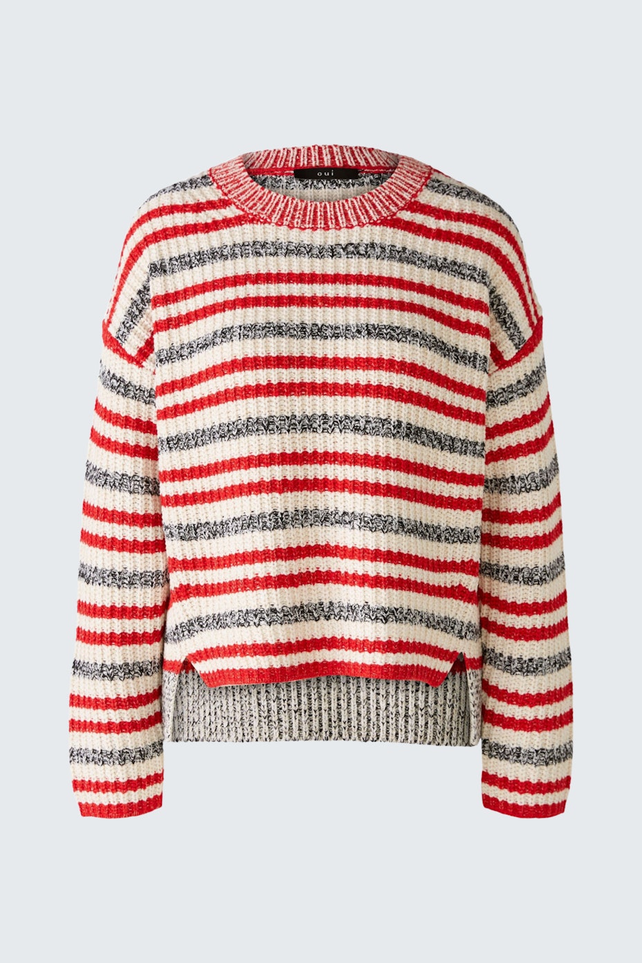 Pullover - red white