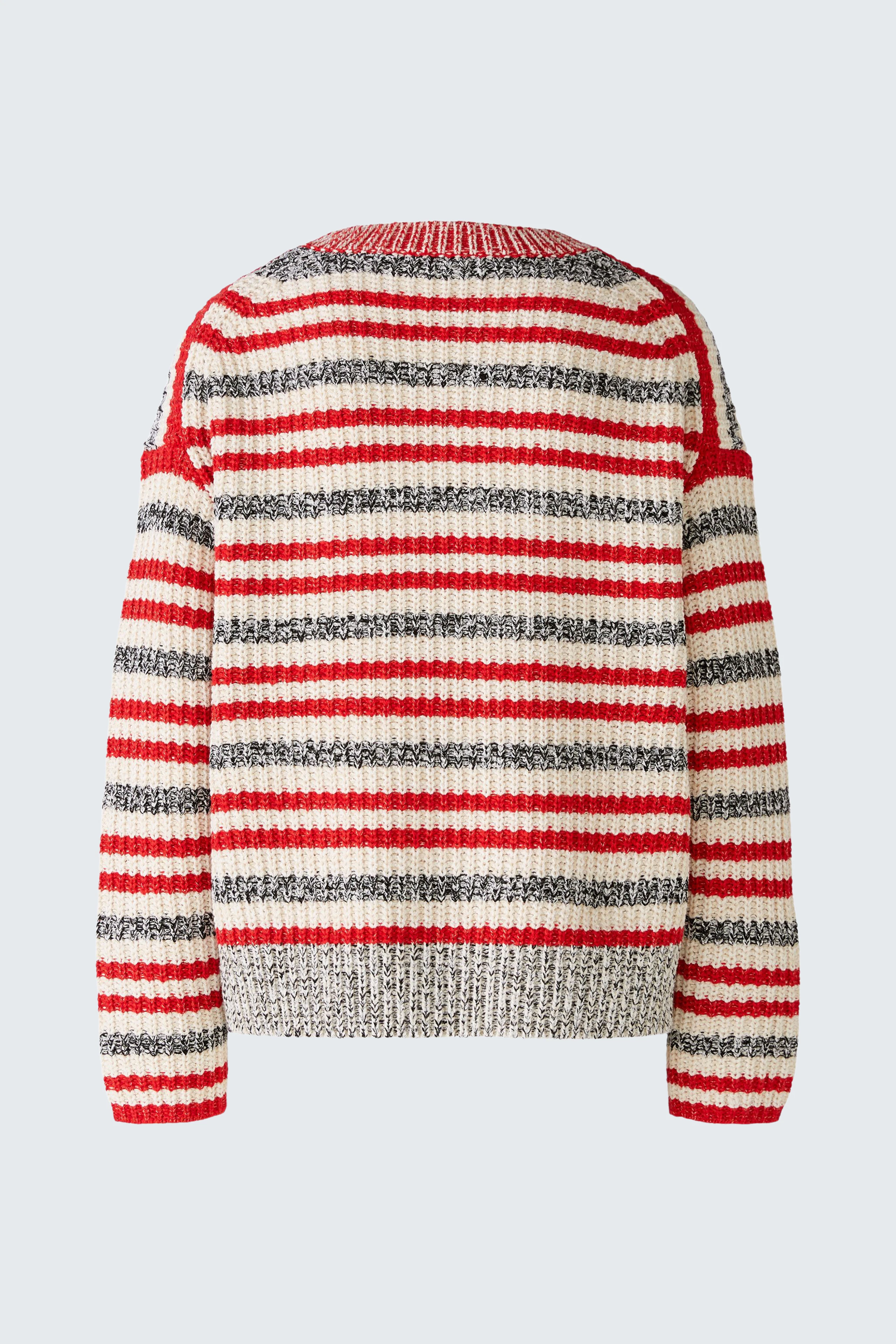 Image 8 of pullover - red white in red white | Oui