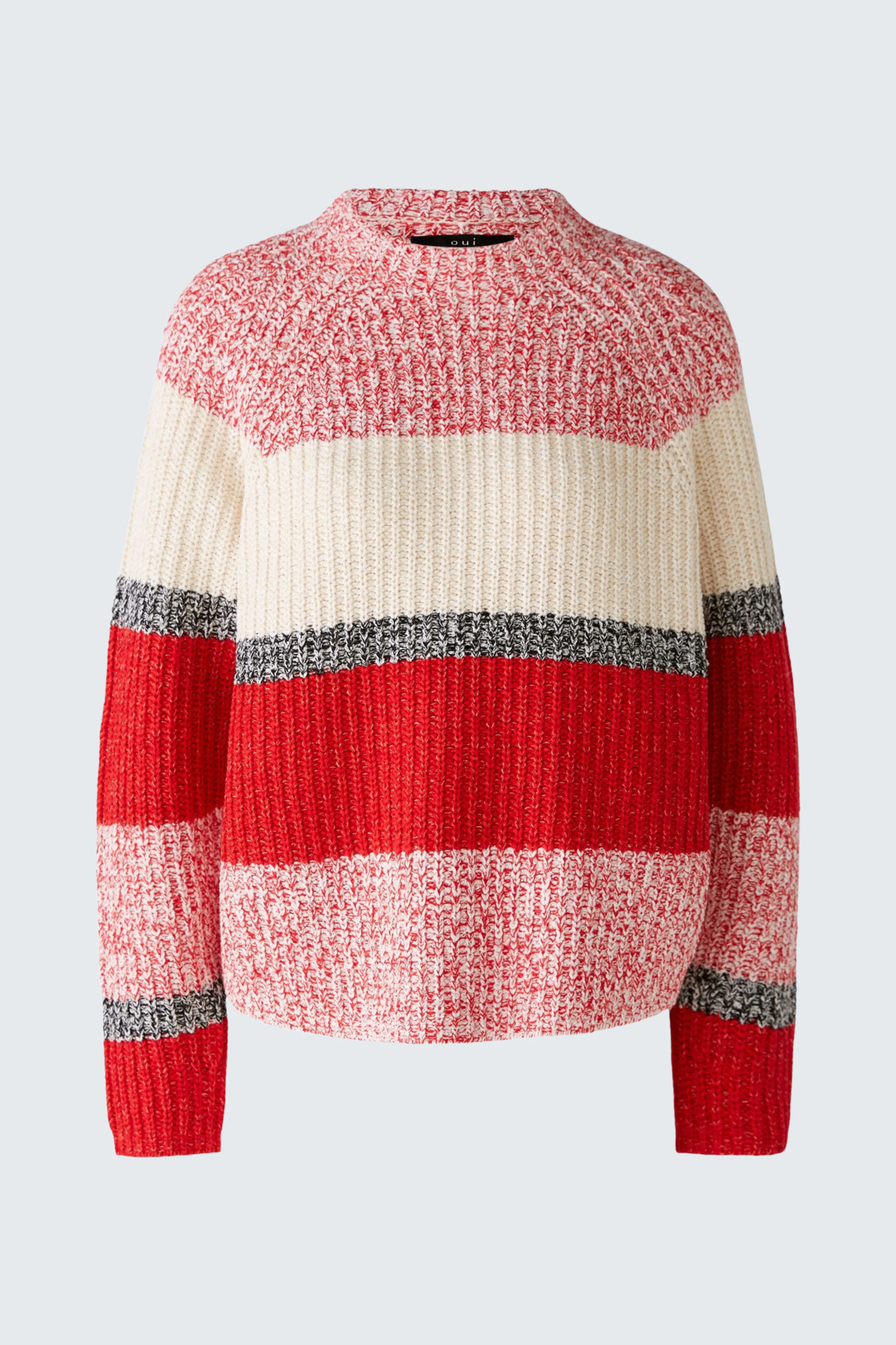 Image 6 of pullover - red white in red white | Oui