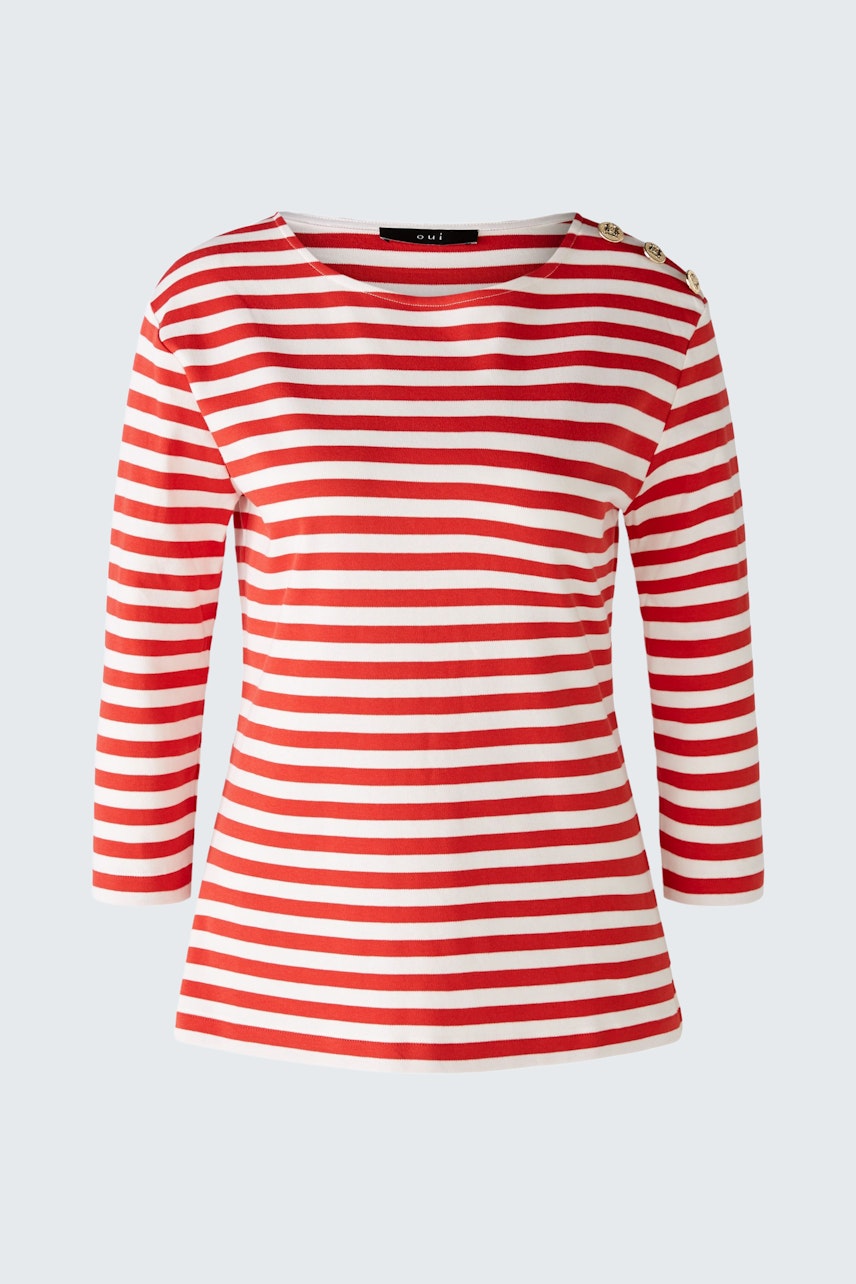 Bild 8 von T-shirt - red white in red white | Oui