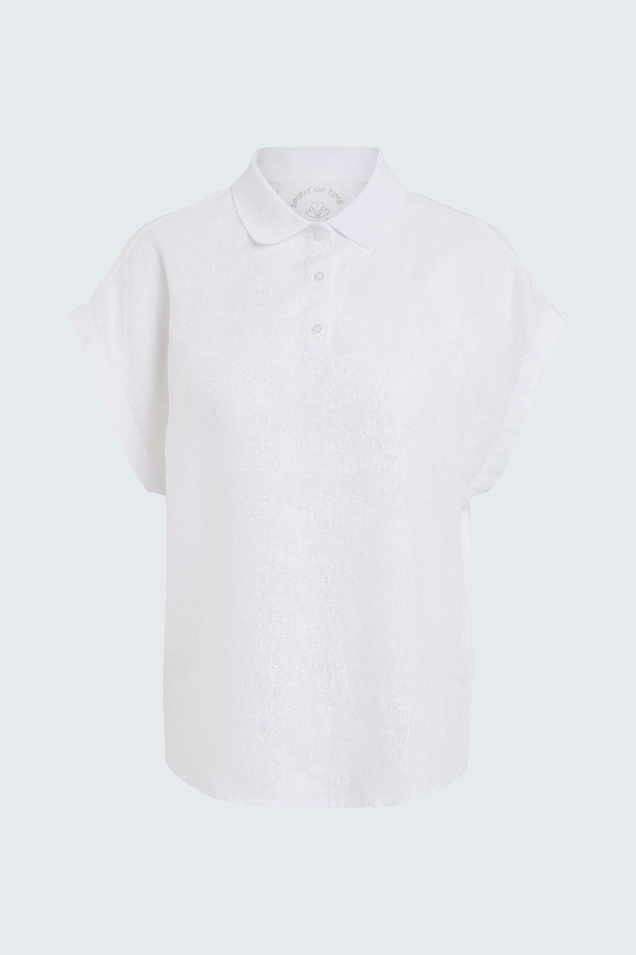 Bild 8 von Linen blouse - optic white in optic white | Oui