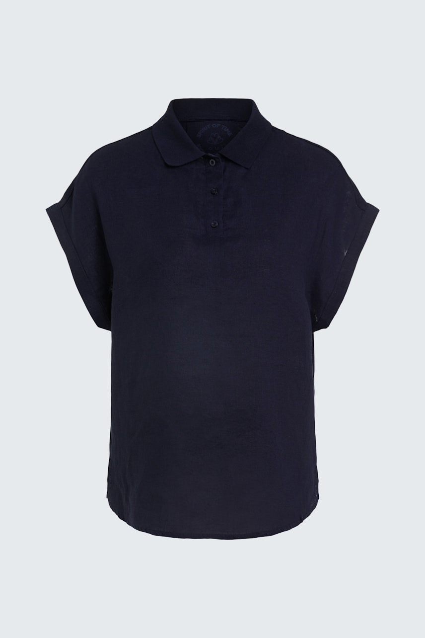 Bild 8 von Linen blouse - darkblue in darkblue | Oui