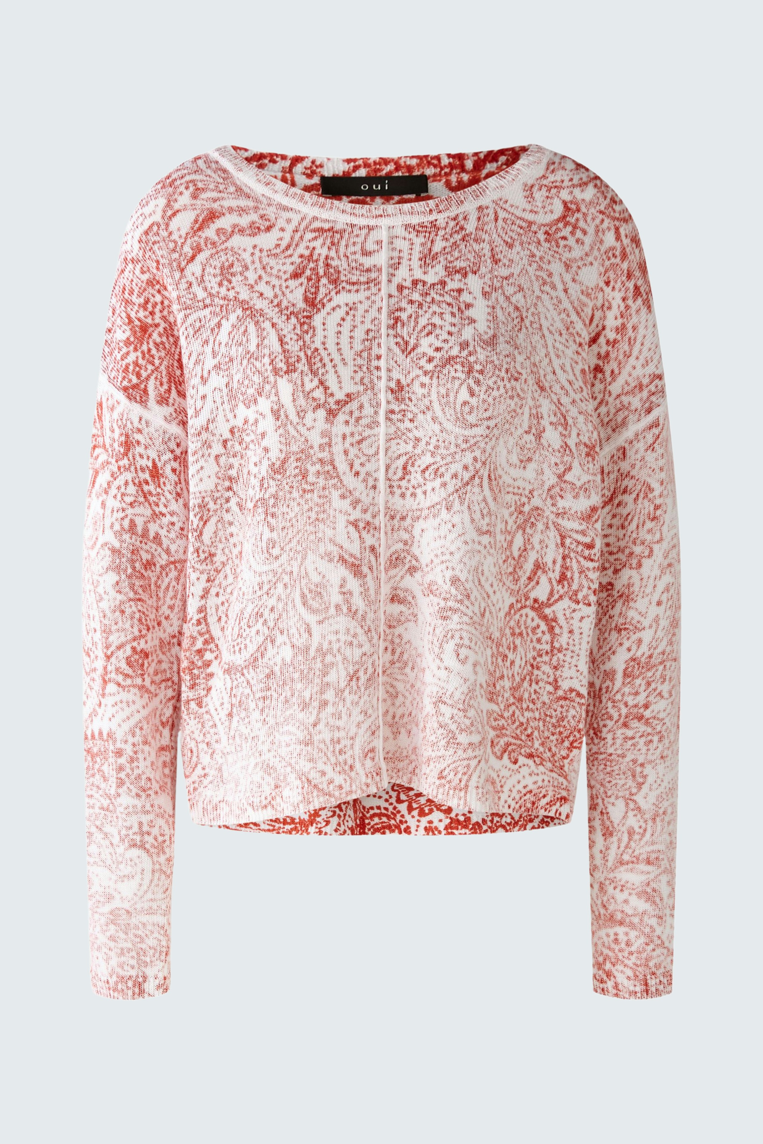Bild 1 von Pullover - offwhite red in offwhite red | Oui