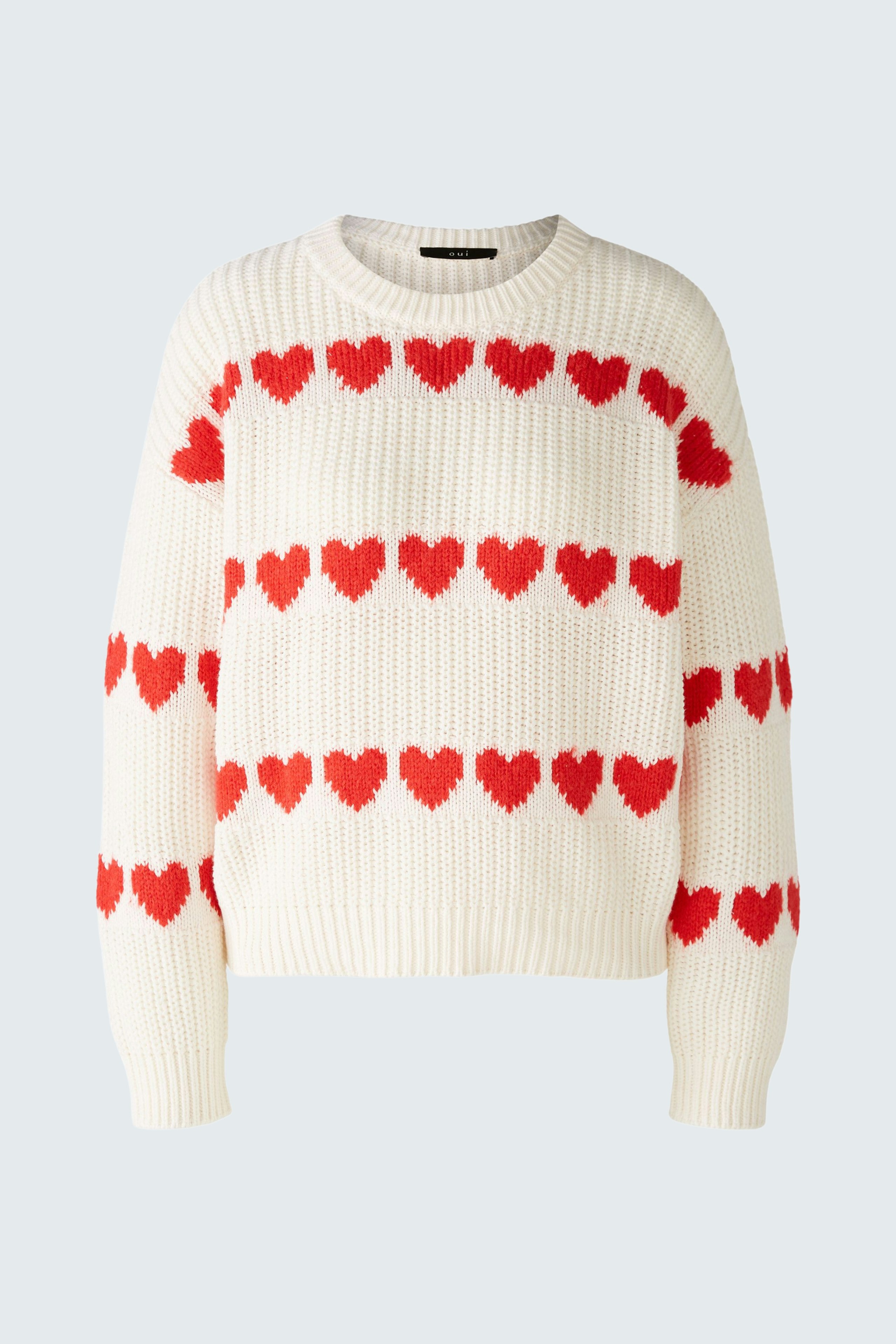 Bild 1 von Pullover - offwhite red in offwhite red | Oui