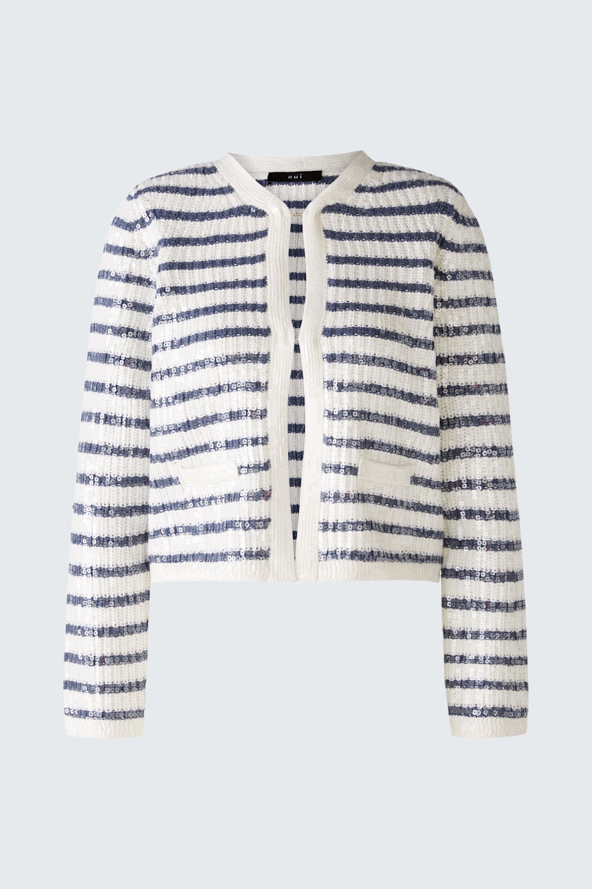 Bild 8 von Strickjacke - white blue in white blue | Oui