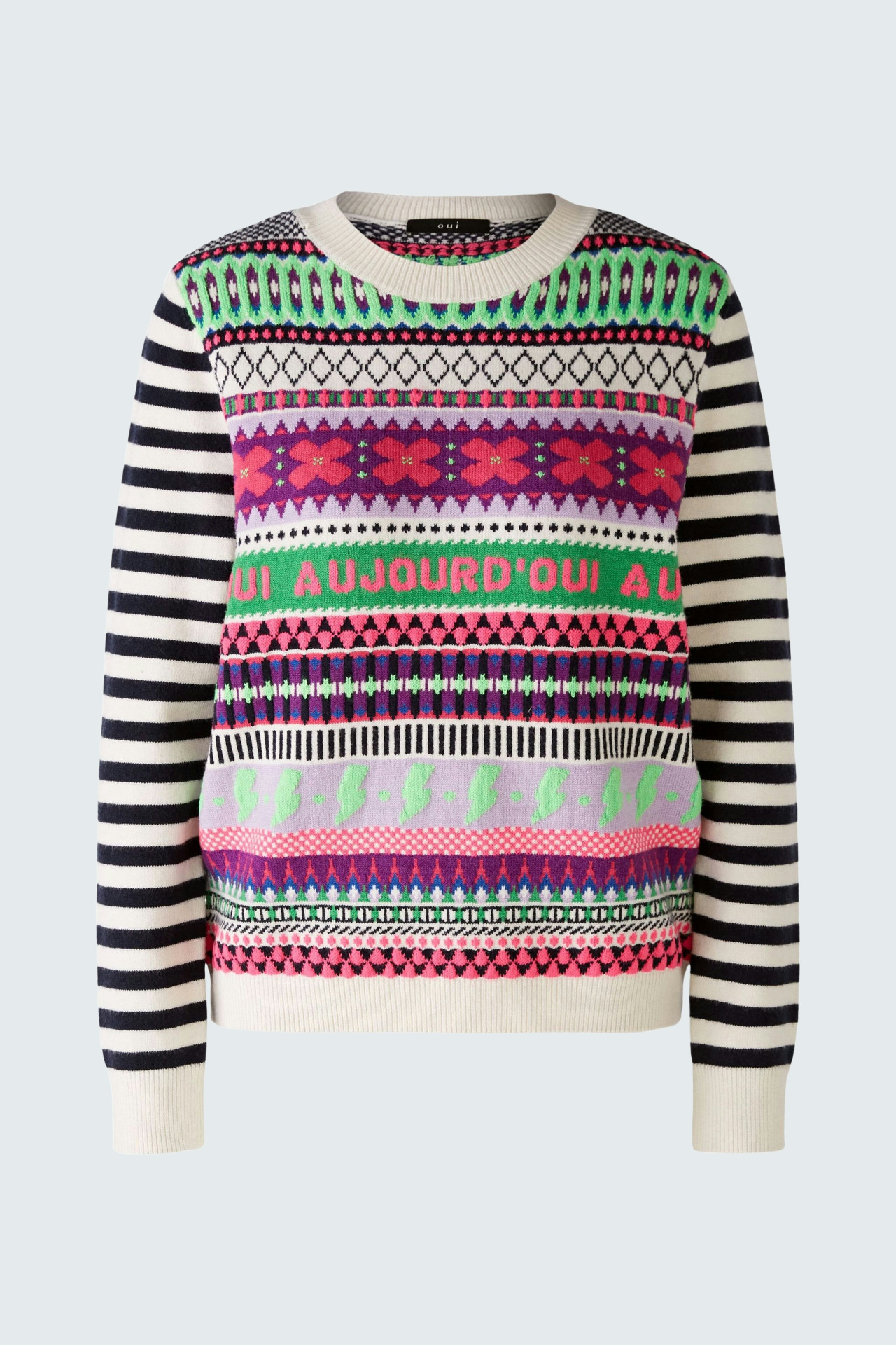 Bild 7 von Pullover - lilac green in lilac green | Oui