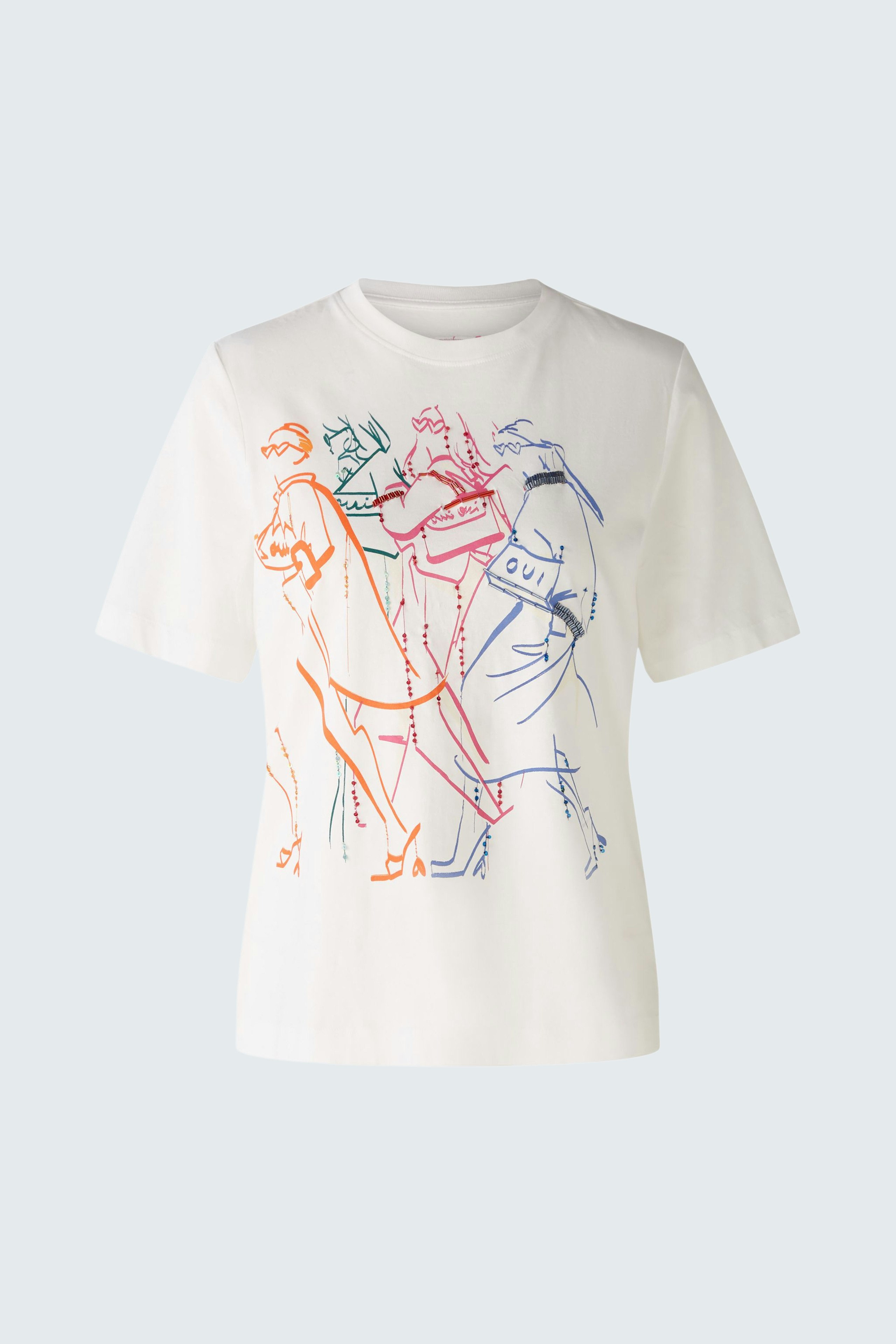 Bild 7 von T-shirt - offwhite red in offwhite red | Oui