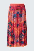 Midi skirt - pink orange