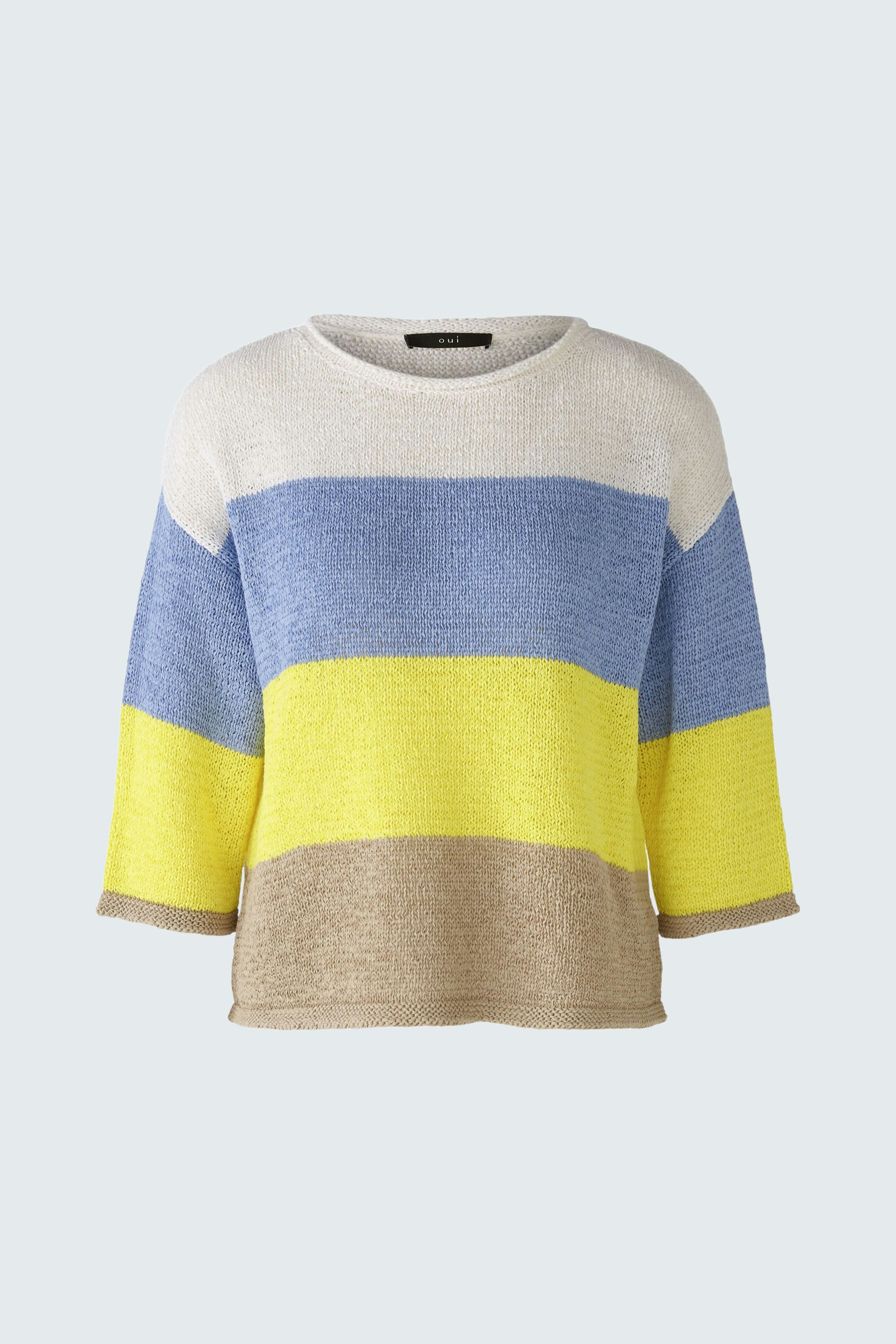 Bild 6 von pullover - light blue yellow in light blue yellow | Oui