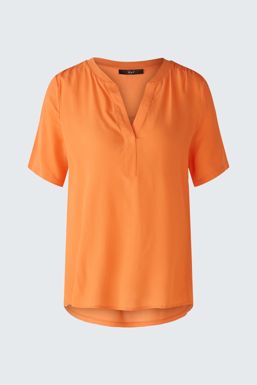 Bild 5 von Blouse shirt - vermillion orange in vermillion orange | Oui