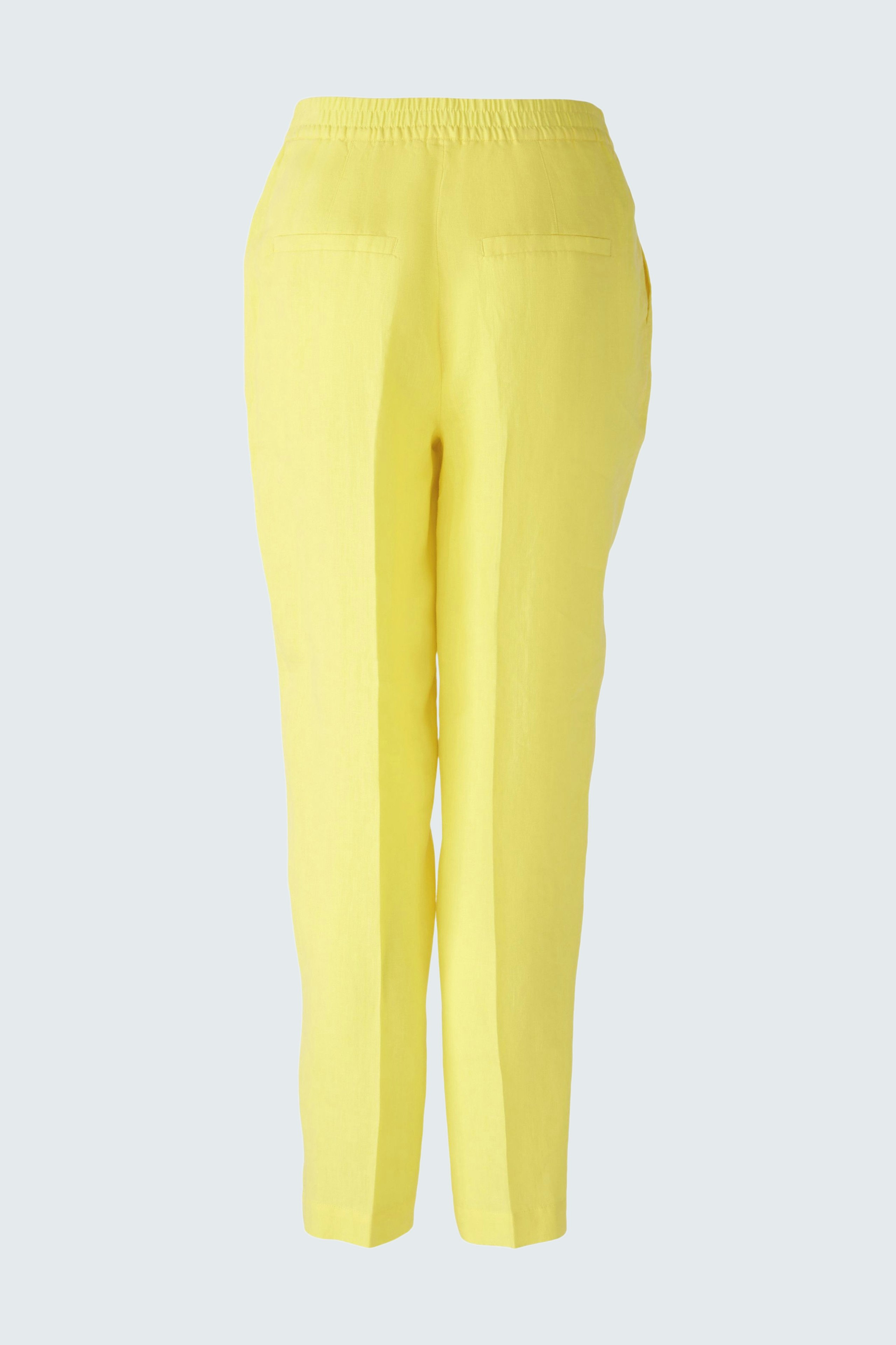 Bild 8 von Linen trousers - yellow in yellow | Oui