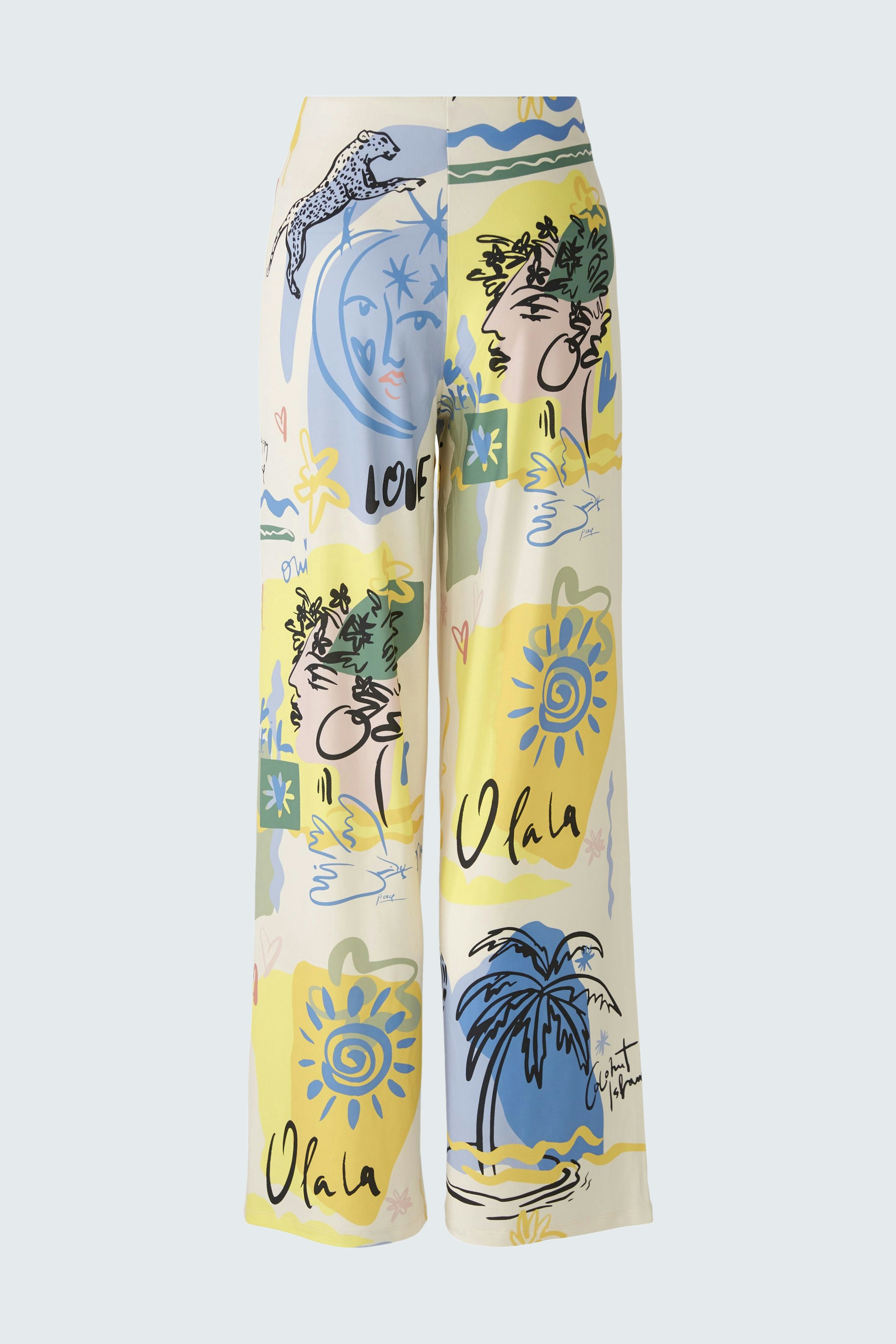 Bild 8 von Marlenehose - yellow blue in yellow blue | Oui