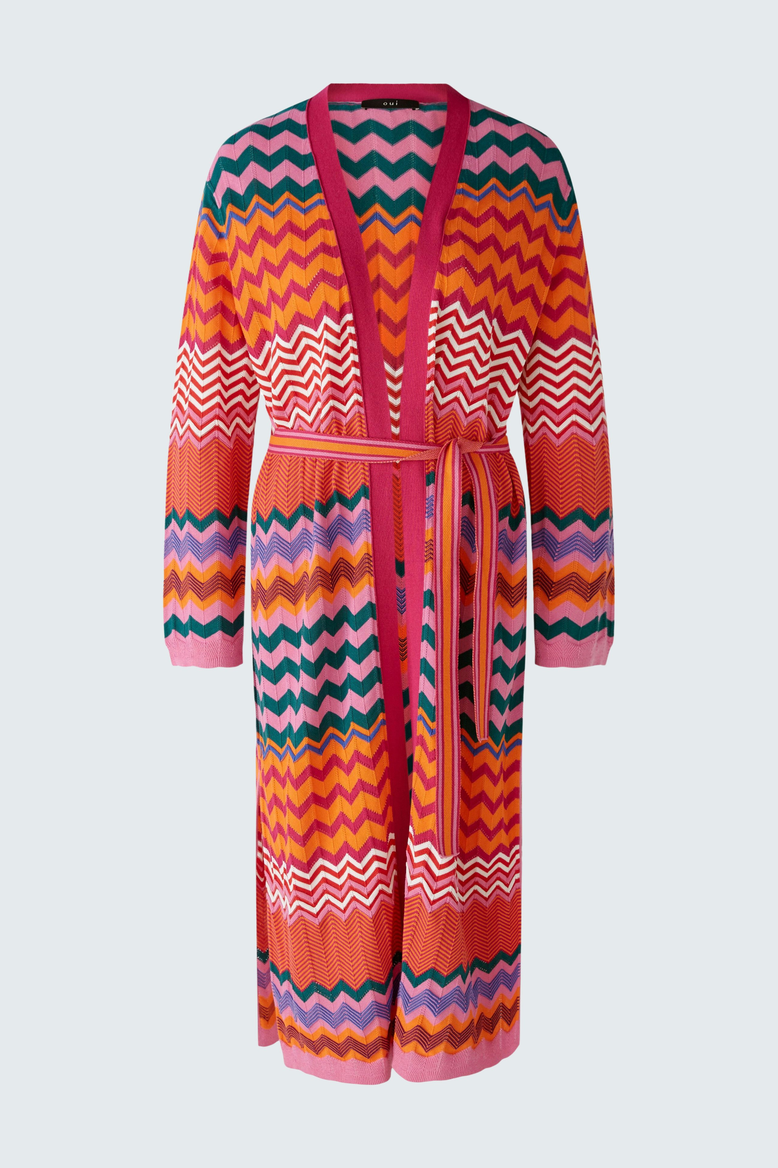 Bild 7 von Strickmantel - pink orange in pink orange | Oui