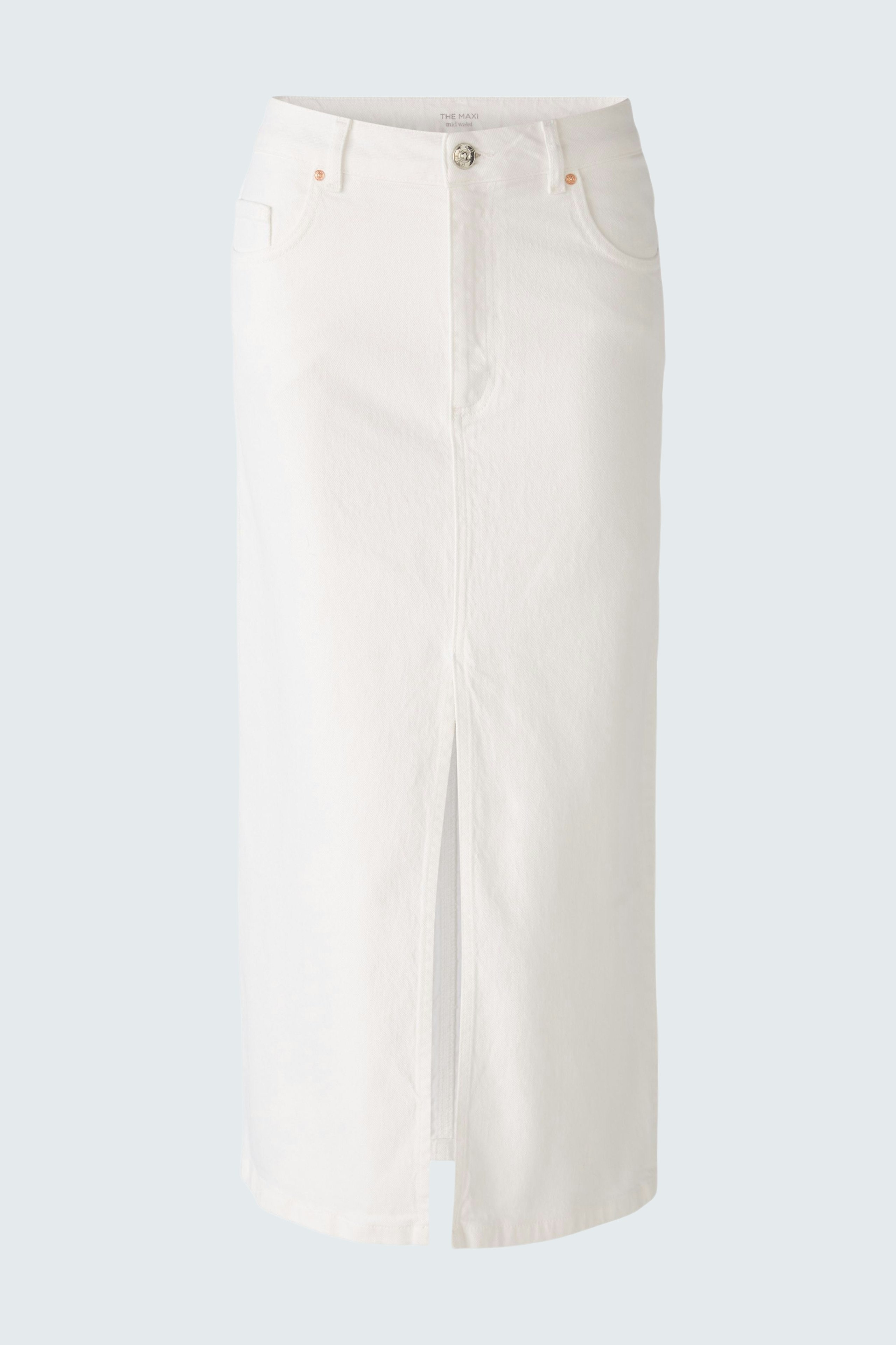 Bild 7 von Denim skirt the maxi - optic white in optic white | Oui
