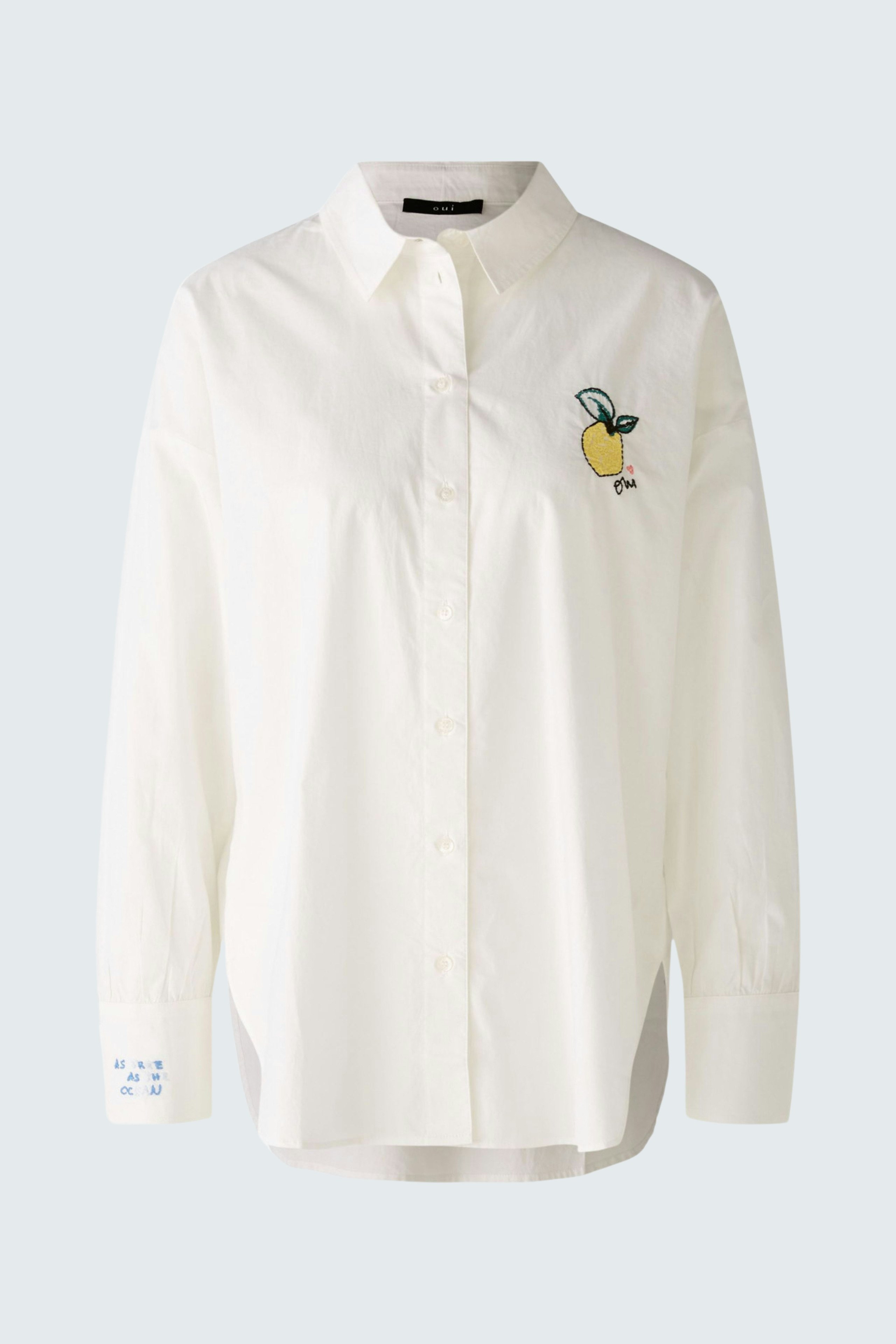 Bild 8 von Bluse - optic white in optic white | Oui