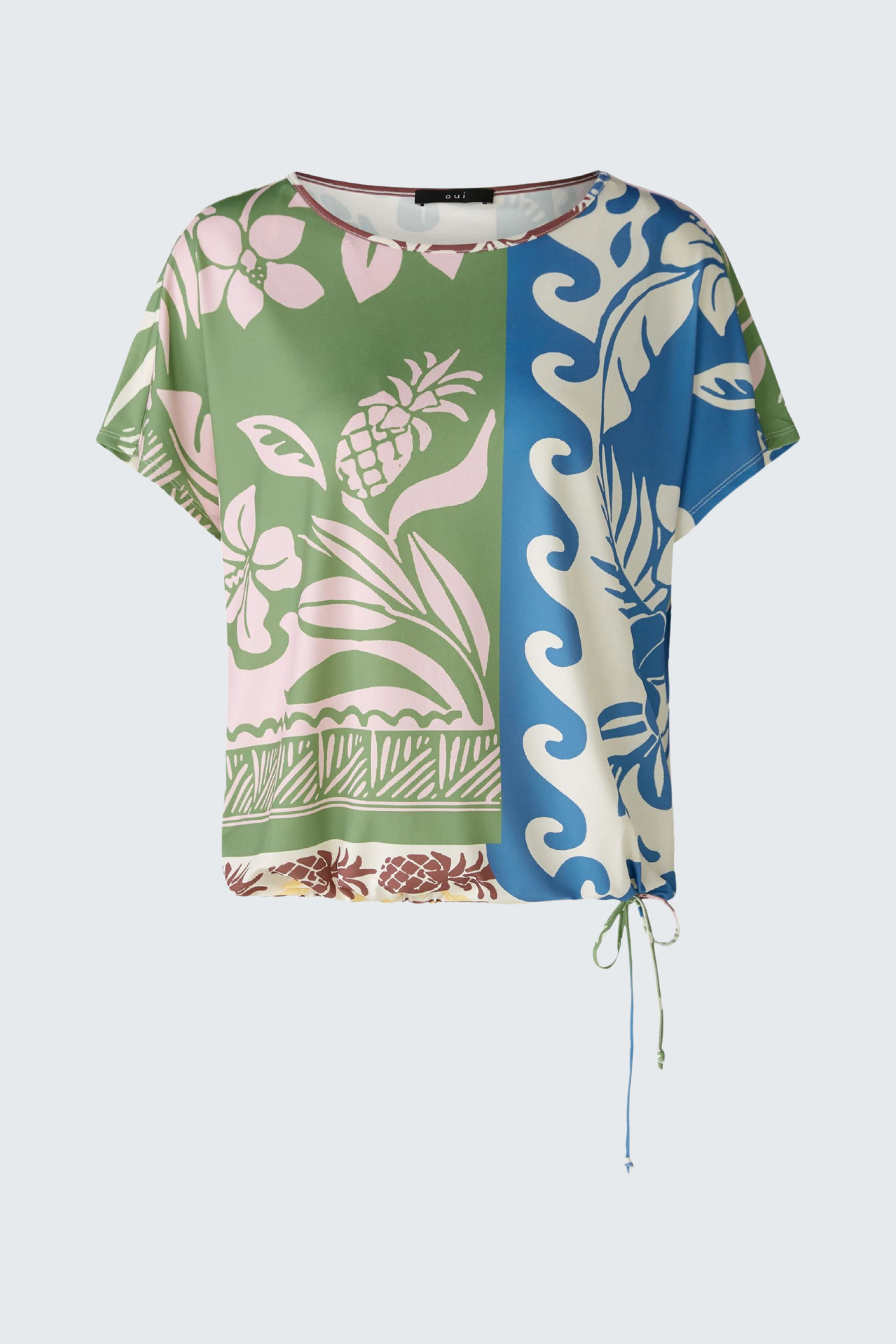 Image 6 of Blouse - blue green in blue green | Oui