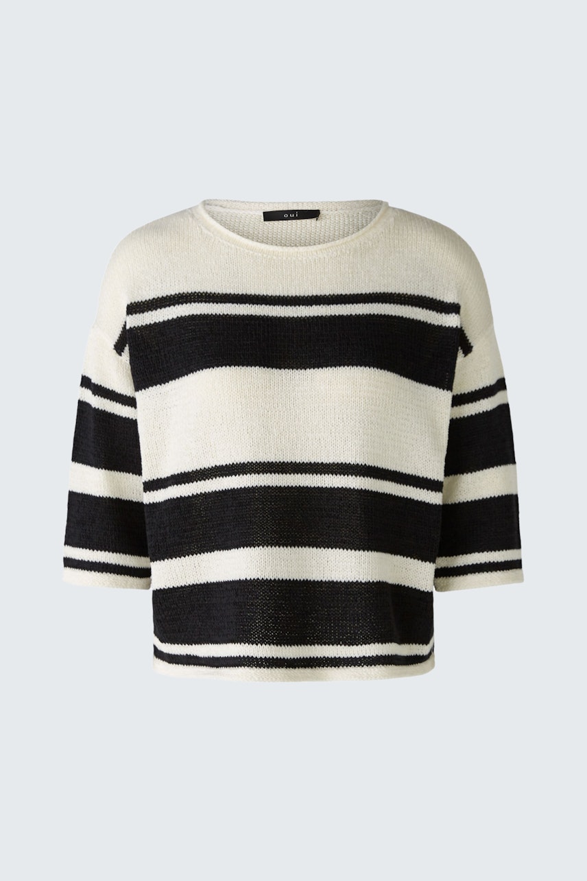 Bild 7 von Pullover - offwhite black in offwhite black | Oui