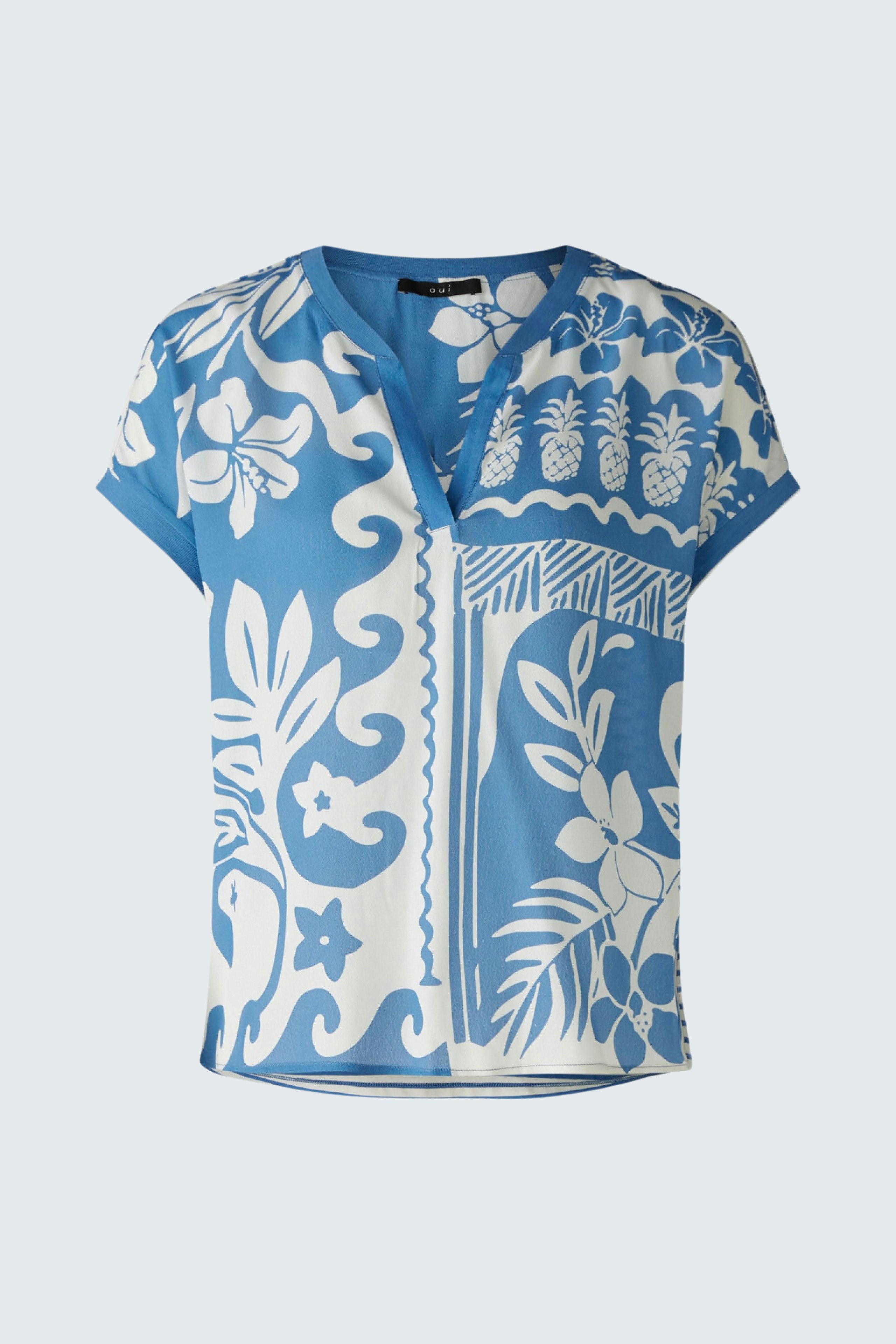 Bild 6 von Blusenshirt - white blue in white blue | Oui