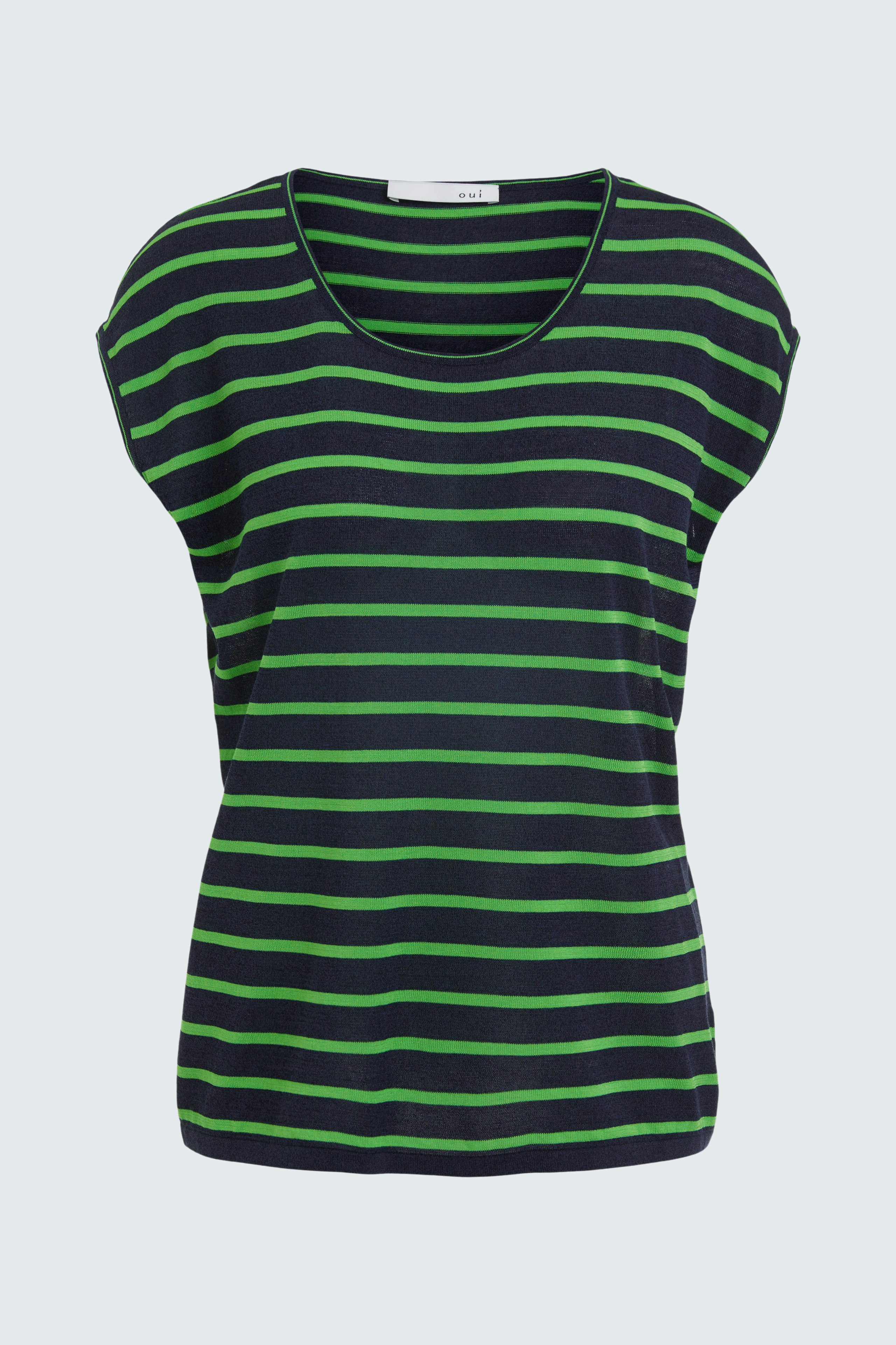 Bild 7 von Kurzarmpullover - dark blue green in dark blue green | Oui