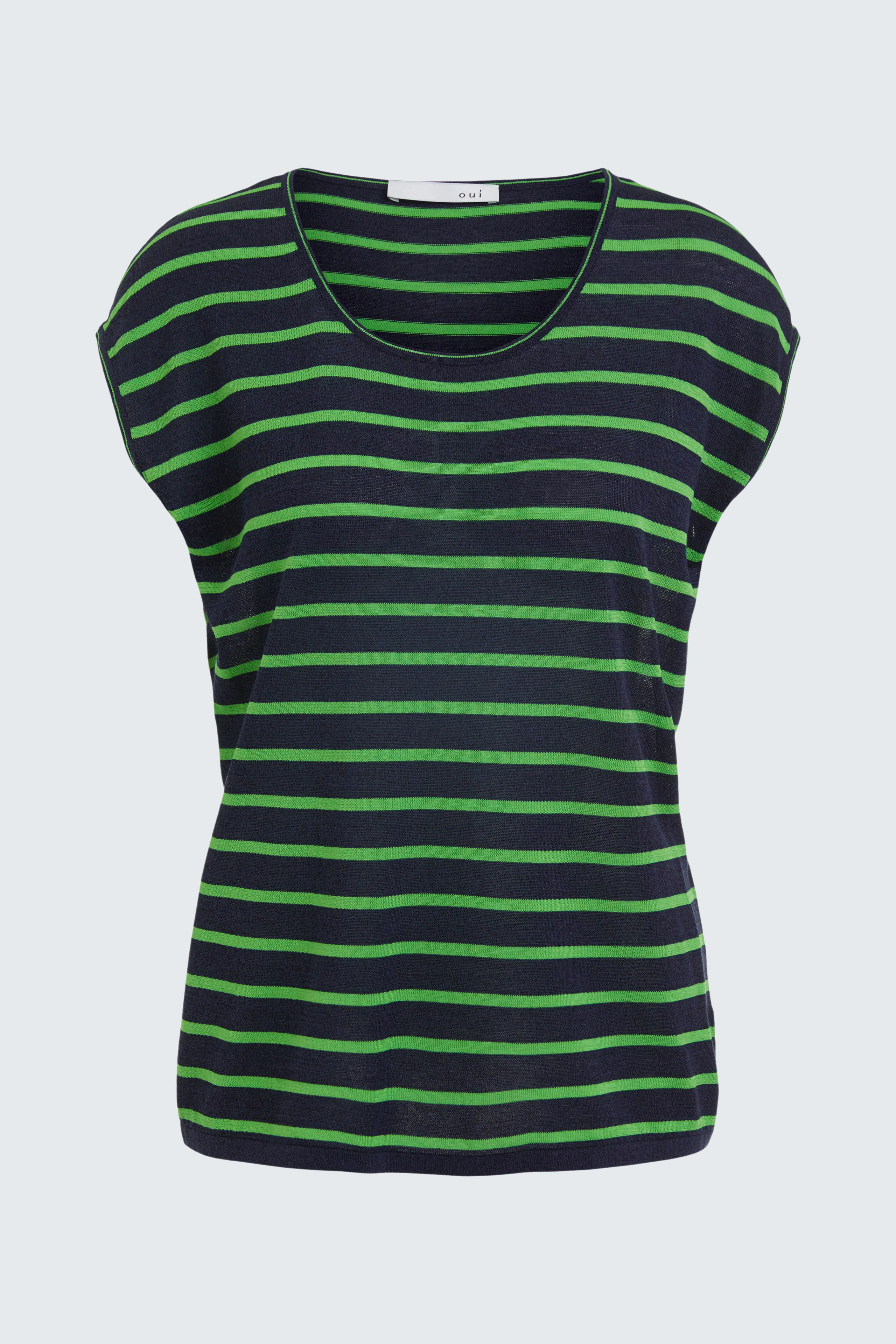 Bild 7 von Kurzarmpullover - darkblue green in darkblue green | Oui