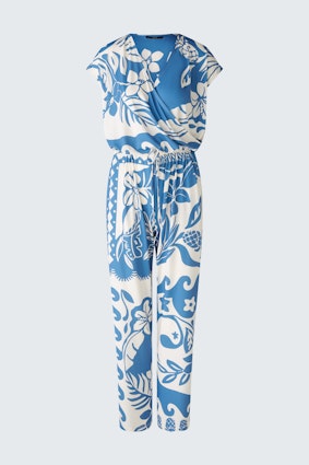 Jumpsuit - blue white