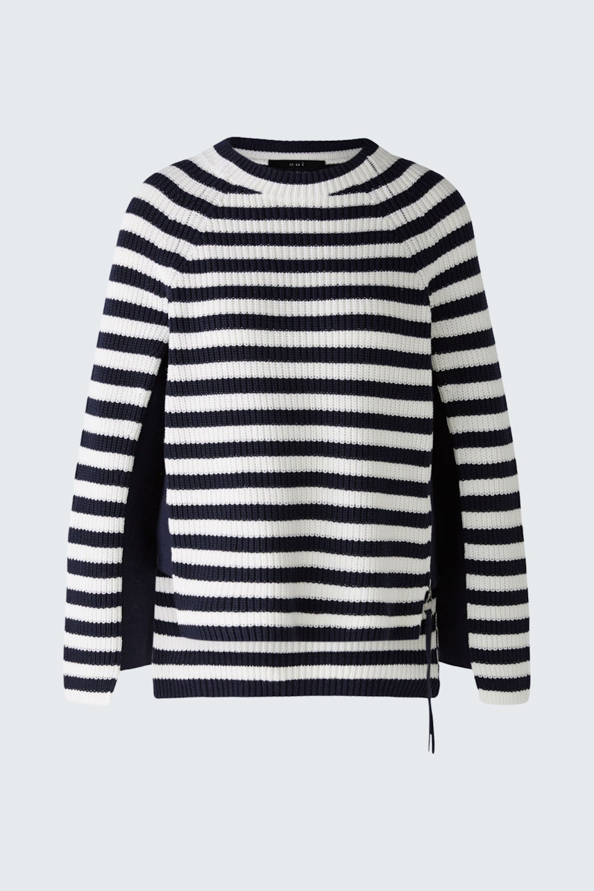 Bild 6 von RUBI  Pullover - dark blue white in dark blue white | Oui