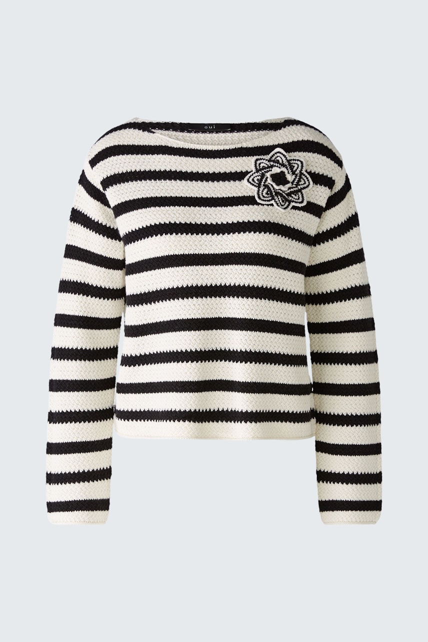 Bild 7 von Pullover - offwhite black in offwhite black | Oui