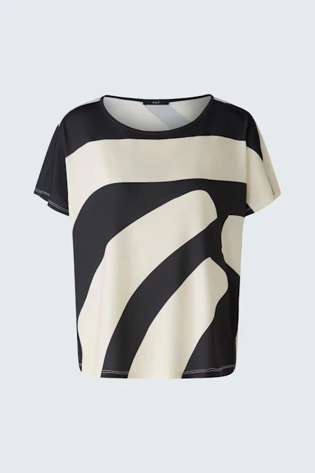 Blouse - black offwhite