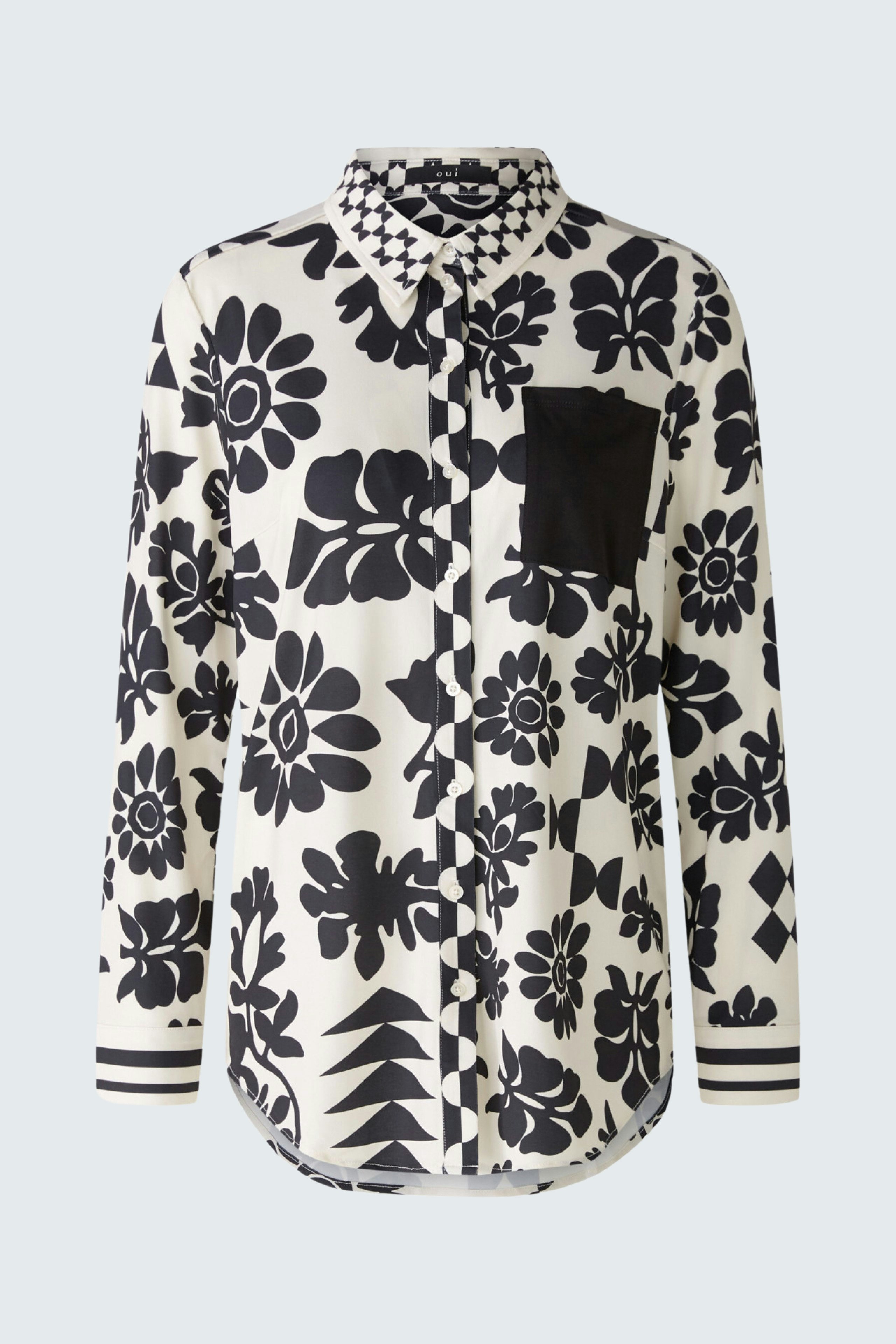 Bild 6 von Shirt blouse - offwhite black in offwhite black | Oui