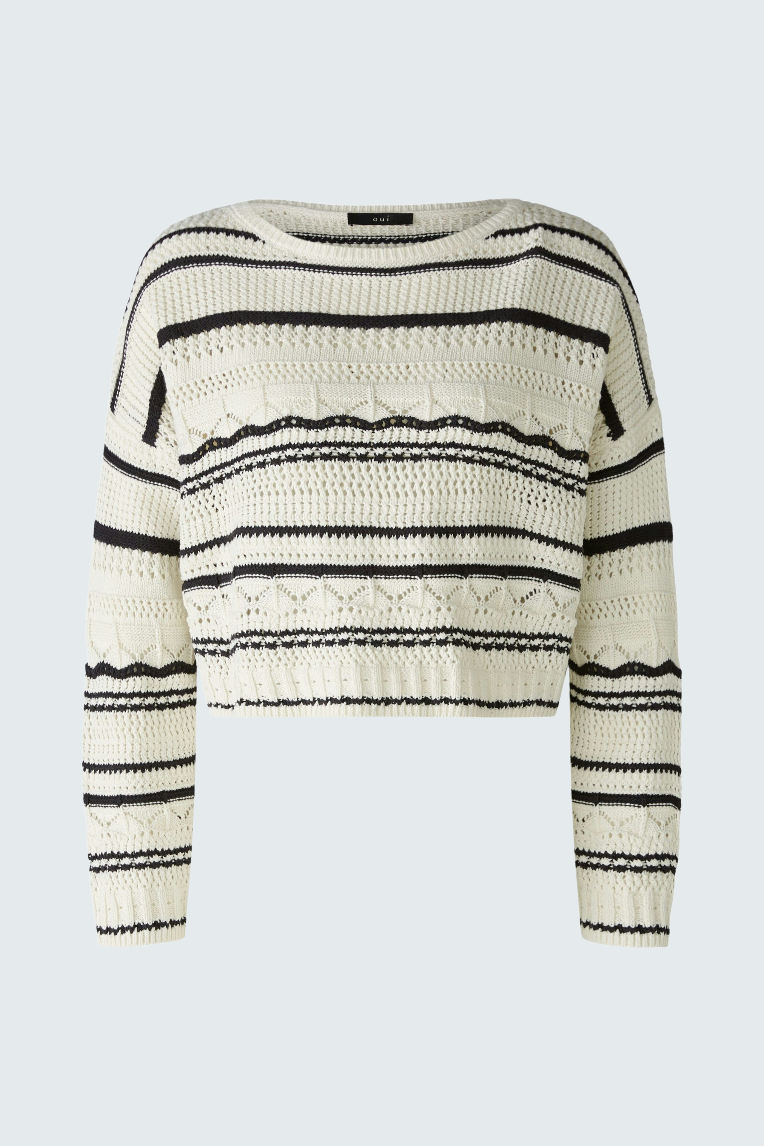 Bild 7 von Pullover - offwhite black in offwhite black | Oui