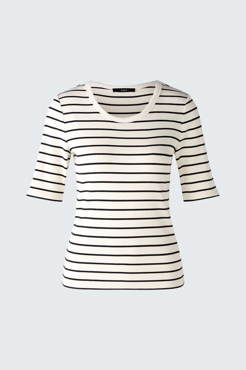 Bild 5 von T-shirt - offwhite black in offwhite black | Oui