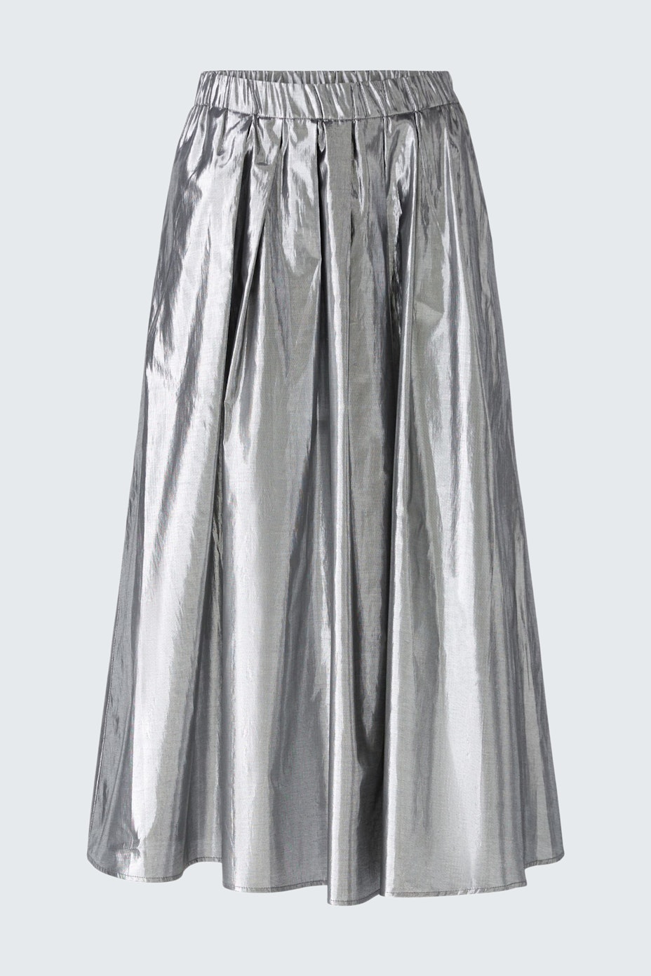 Maxi skirt - silver gunmetal