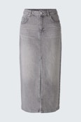 Denim skirt THE MAXI - grey denim