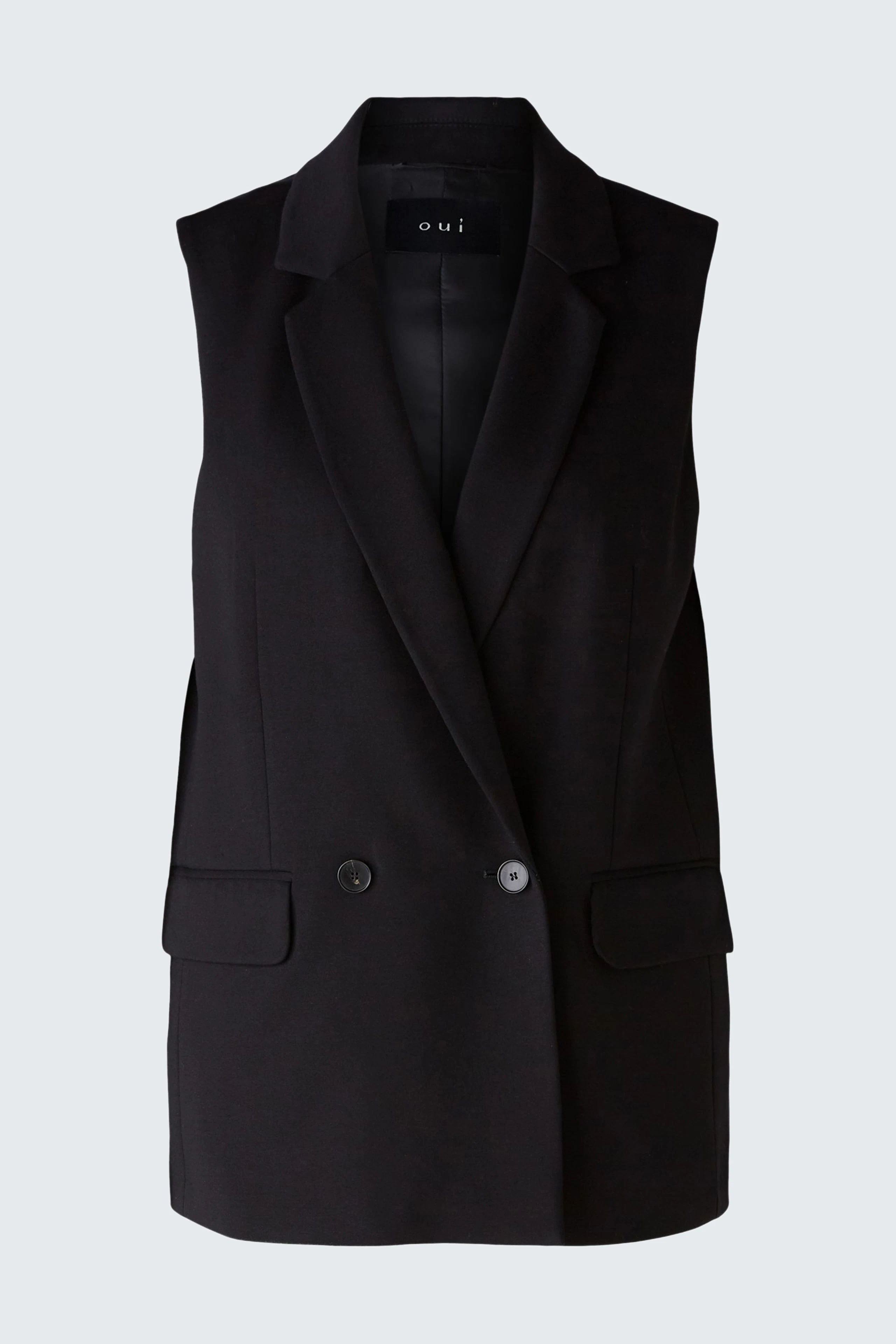 Image 7 of Waistcoat - black in black | Oui