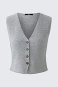 Knitted waistcoat - river stone