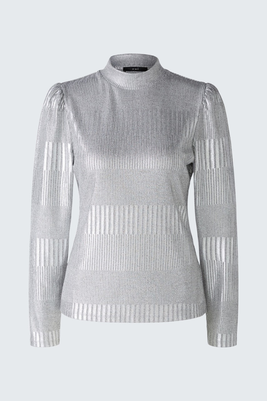 Bild 6 von Long-sleeved shirt - silver gunmetal in silver gunmetal | Oui