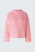 Pullover - pink white