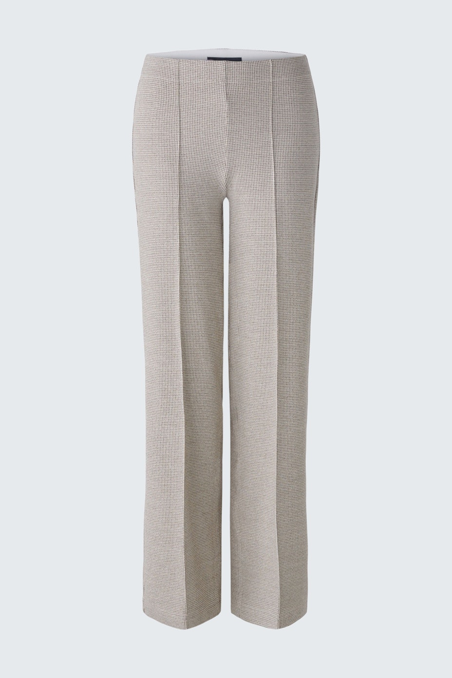 Trousers - dark brown offwhite