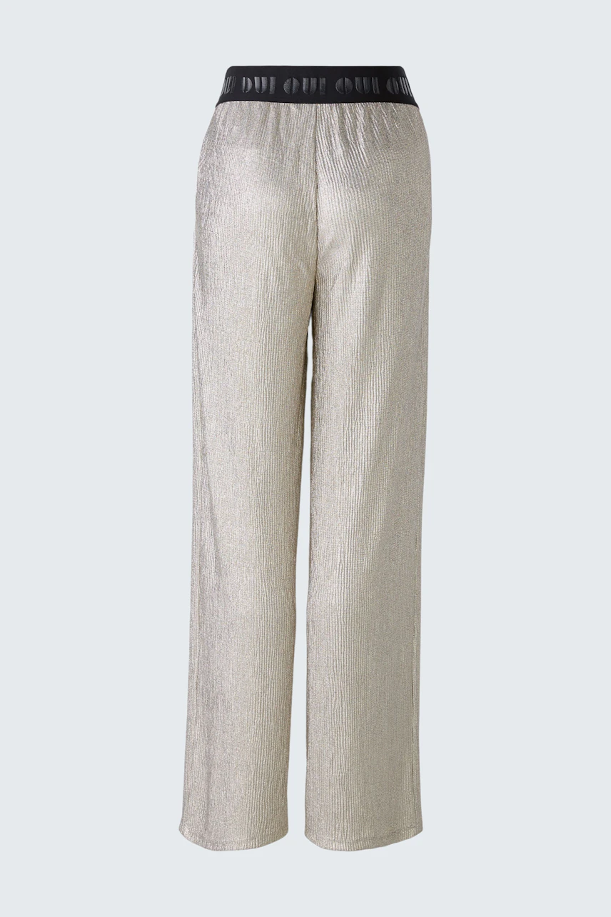 Image 7 of Trousers - light gold in light gold | Oui