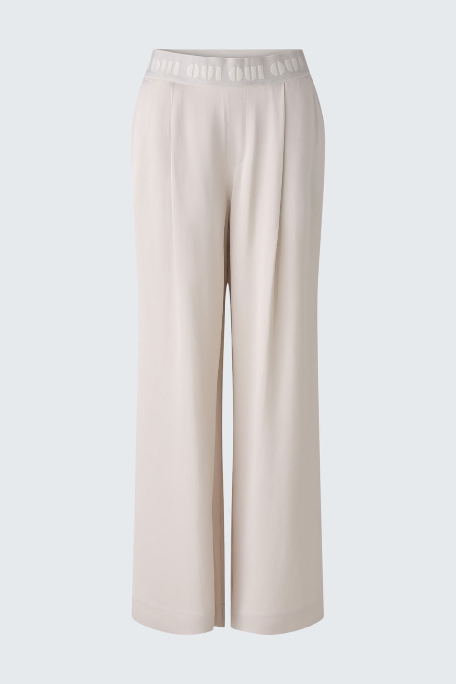 Palazzo trousers - light stone