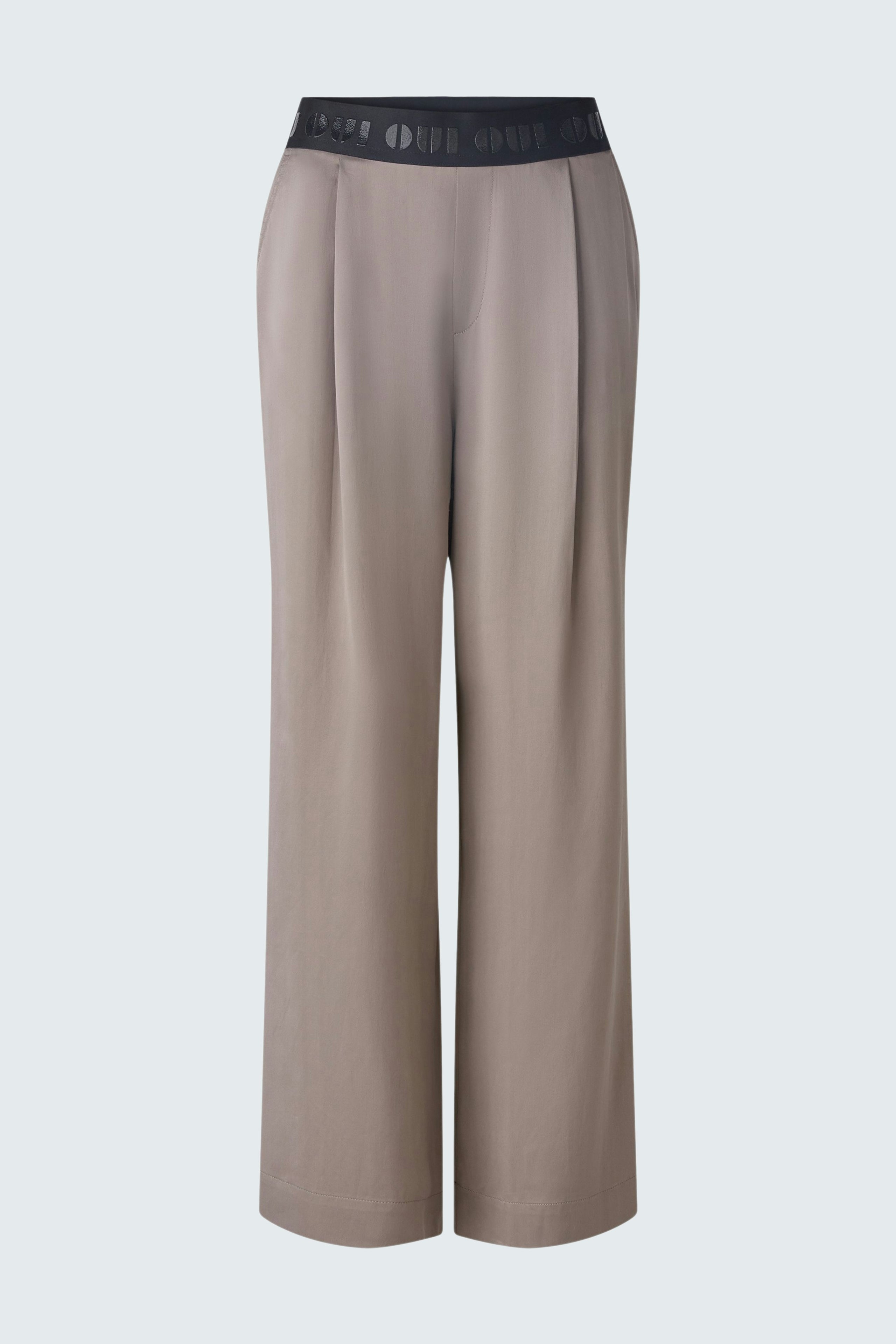 Bild 6 von Palazzo trousers - taupe in taupe | Oui