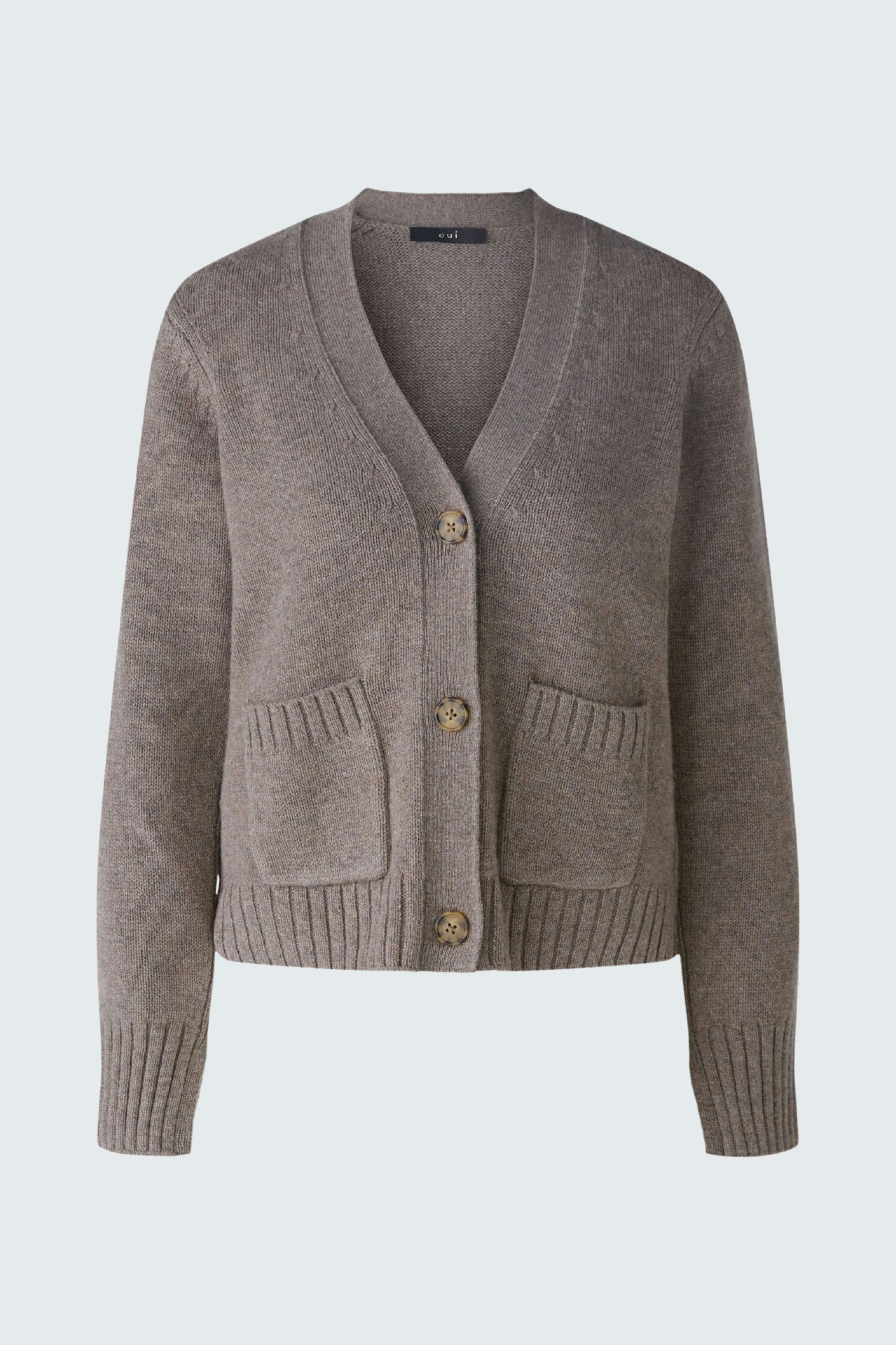 Bild 6 von Strickjacke - smoky taupe in smoky taupe | Oui
