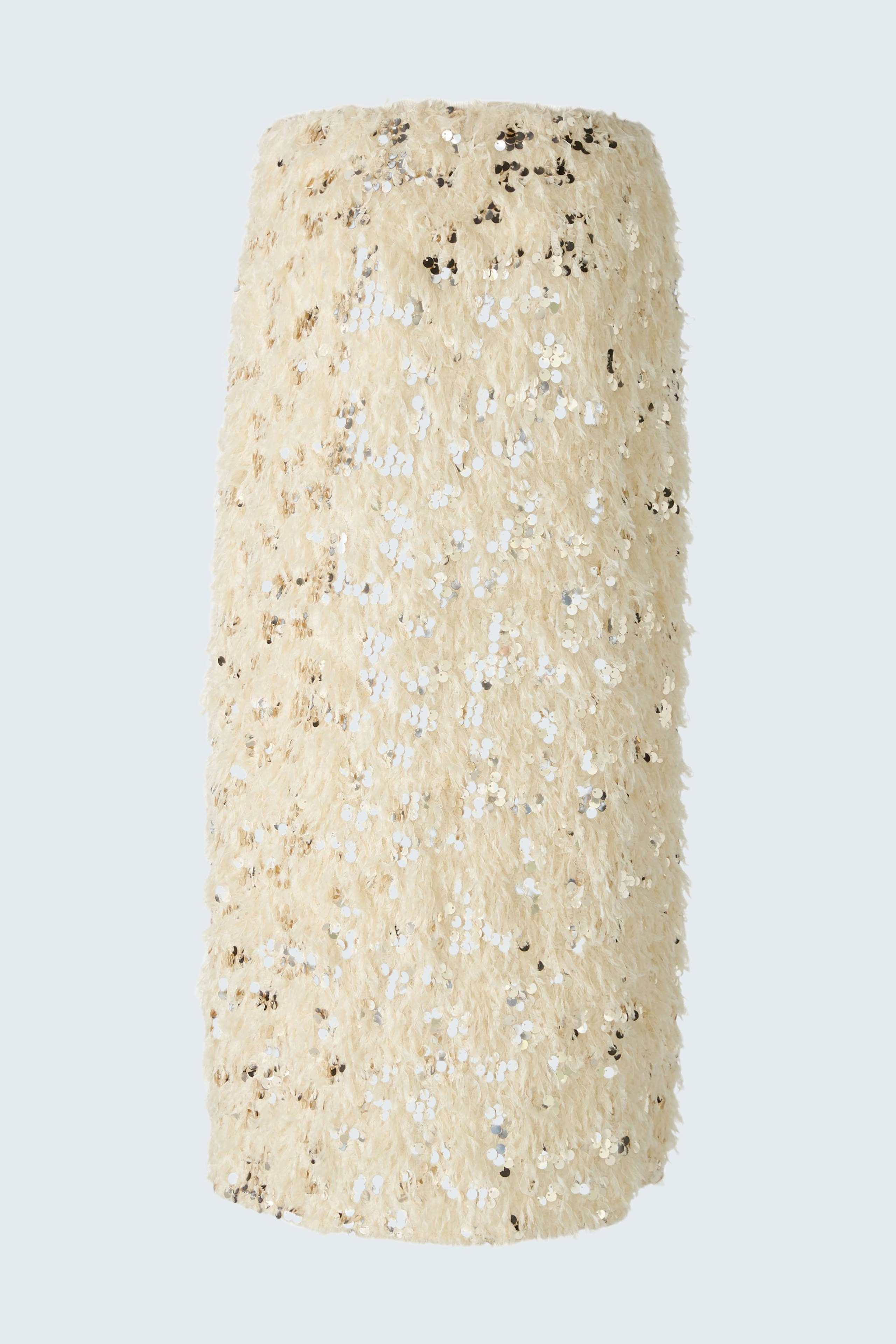 Bild 7 von Midi skirt - offwhite camel in offwhite camel | Oui