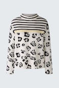 Pullover - offwhite black