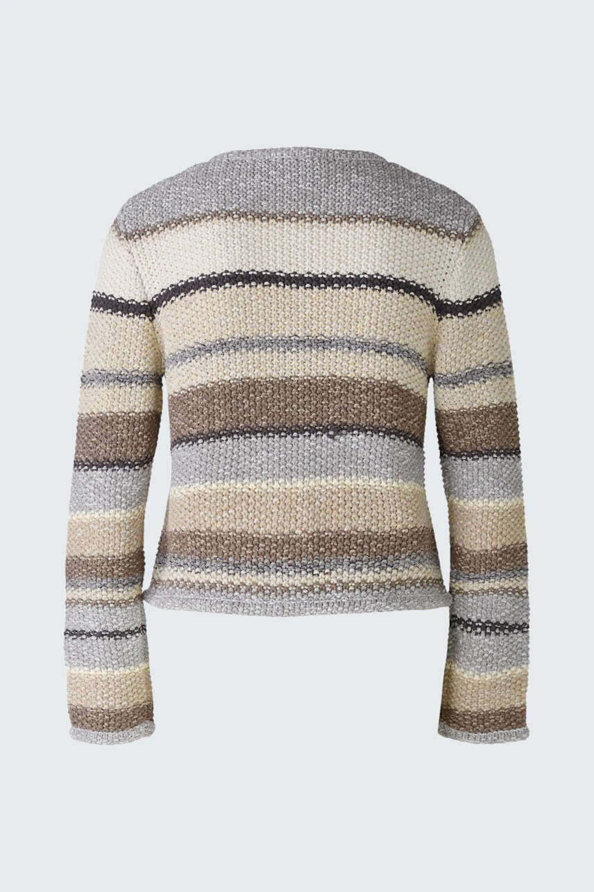 Image 8 of Cardigan - lightstone taupe in lightstone taupe | Oui