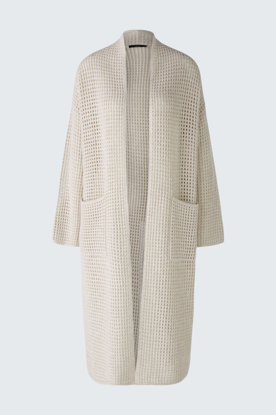 Knitted coat - offwhite