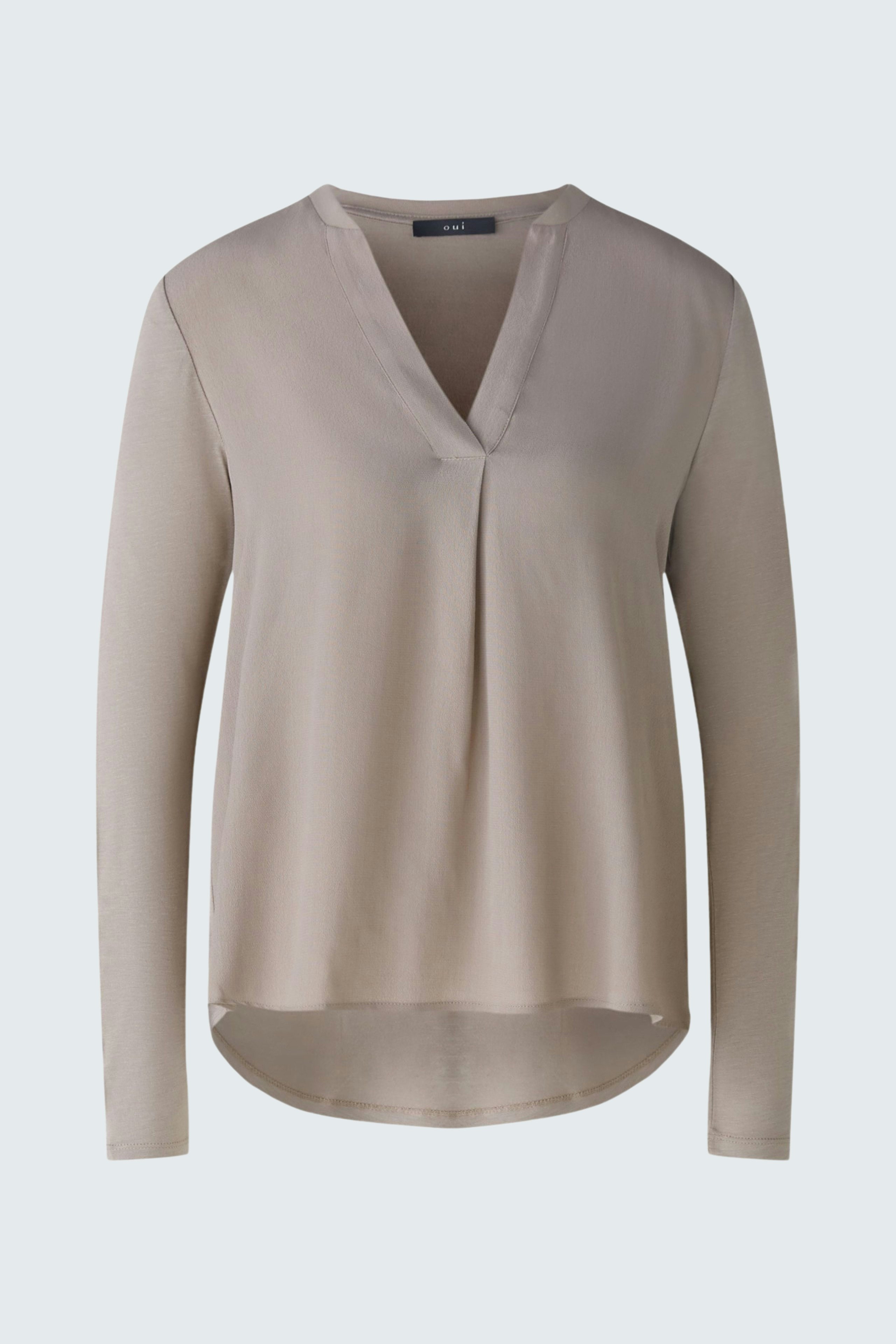 Bild 5 von Blusenshirt - stormy taupe in stormy taupe | Oui