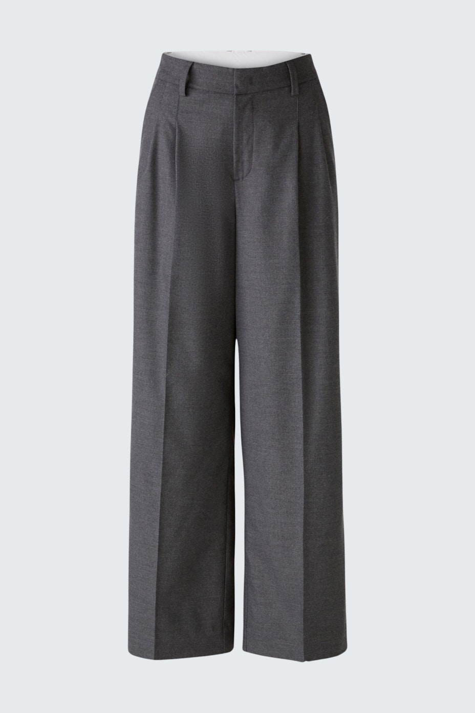 Bundfaltenhose - dark grey